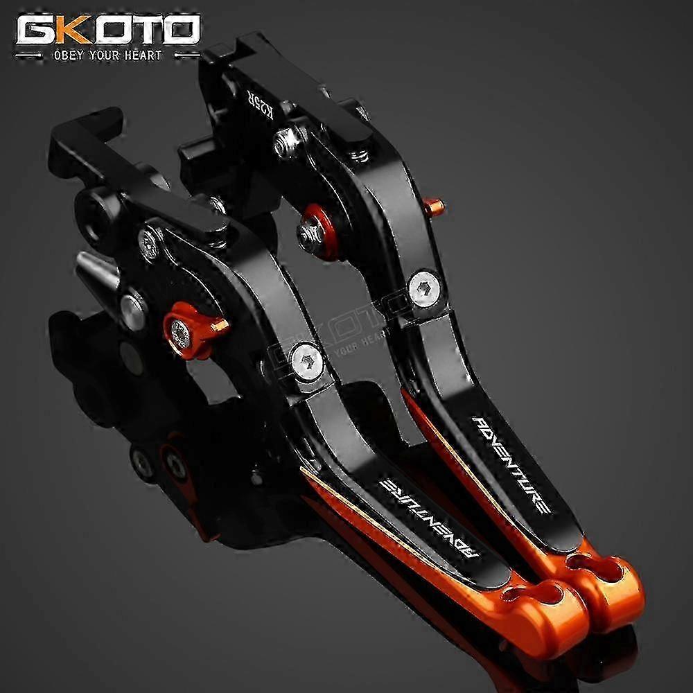 CNC Adjustable Brake and Clutch Levers for Certain Motorcycle Models 2019-2023, Compatible with KTM 890 Adventure R S 790 890 ADV R 790Adven