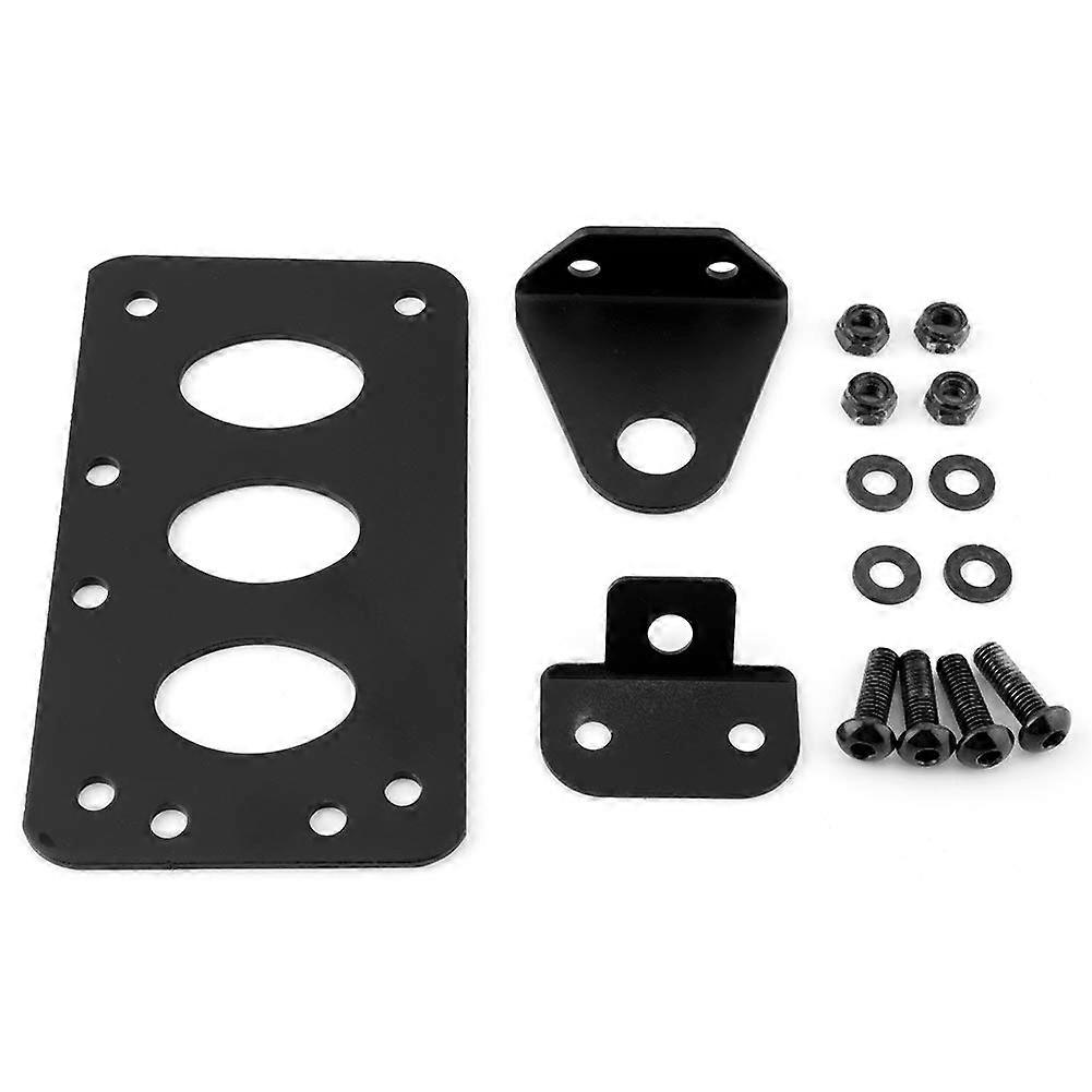 License Plate Bracket Universal Motorcycle Retro Side Mount Tail Light Holder Frame Bracket