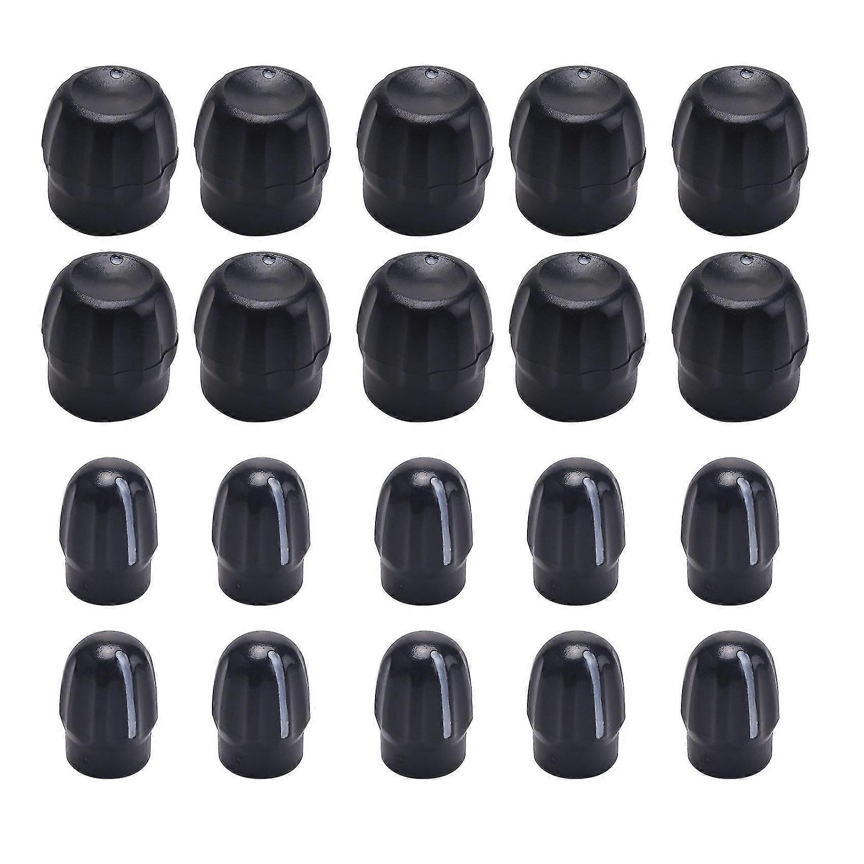 10pairs Volume Knob + Channel Selector Knob For Motorola Two Way Radio Cp040 Ep350 Gp328 Ep450 Pro5