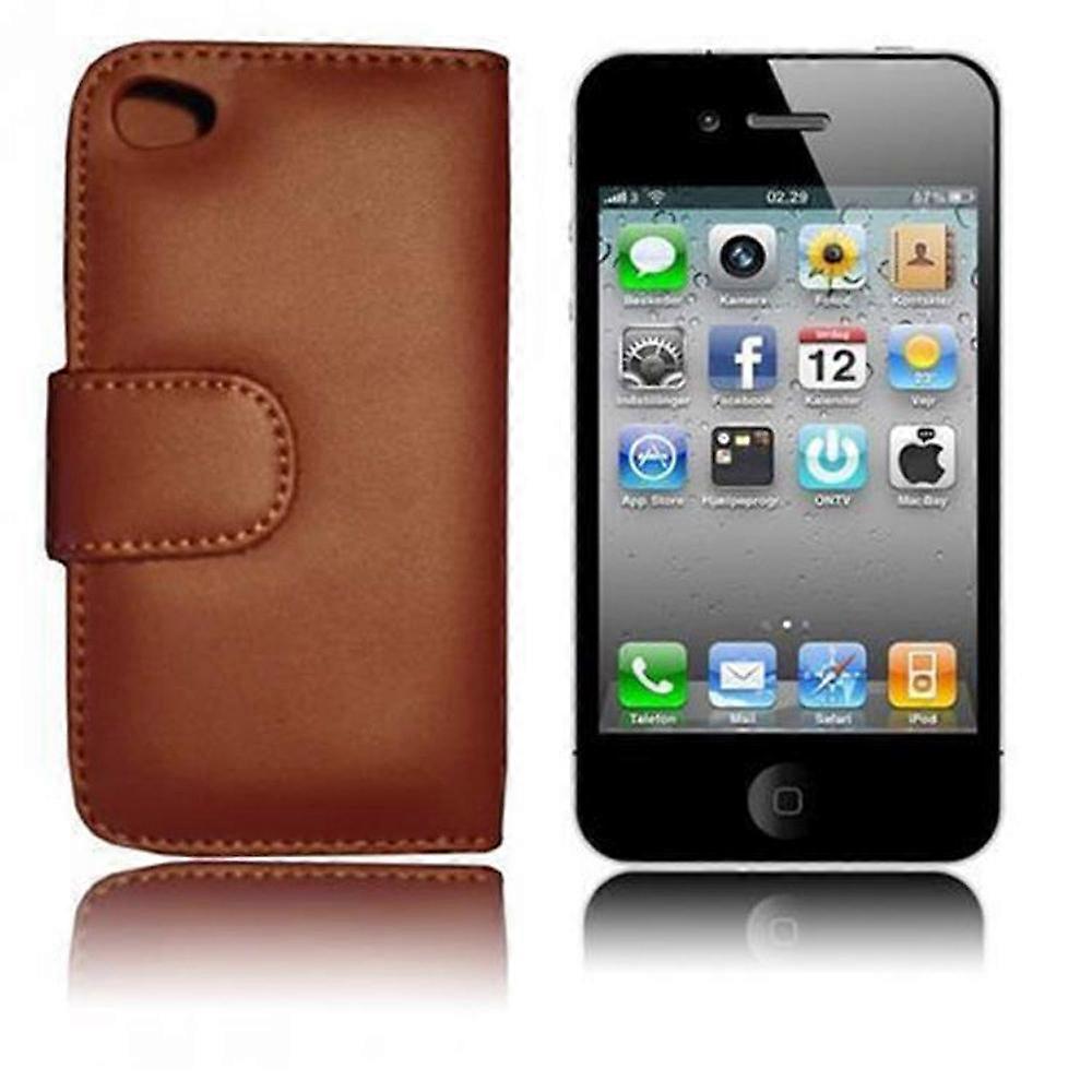 Case for iPhone 4 / 4S Foldable Phone Case - Cover - with Stand Function and Card Tray