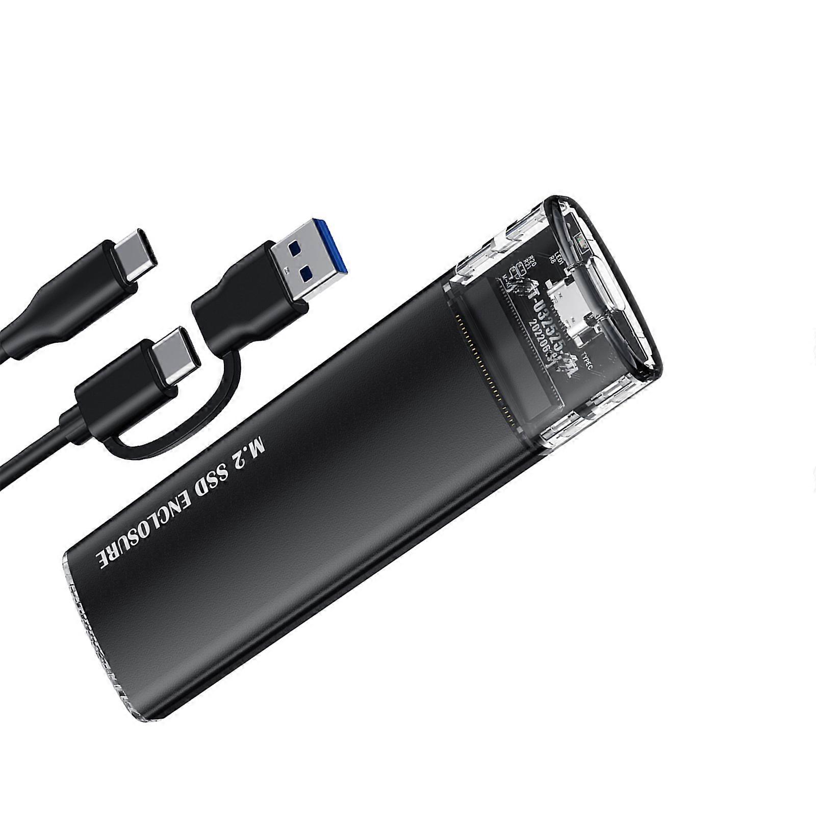 Aluminum M.2 Drive Housing Case Enhances Cooling For Multiple 2242/2260/2280 Solid Disk Size And Protocols Optional Multicolor