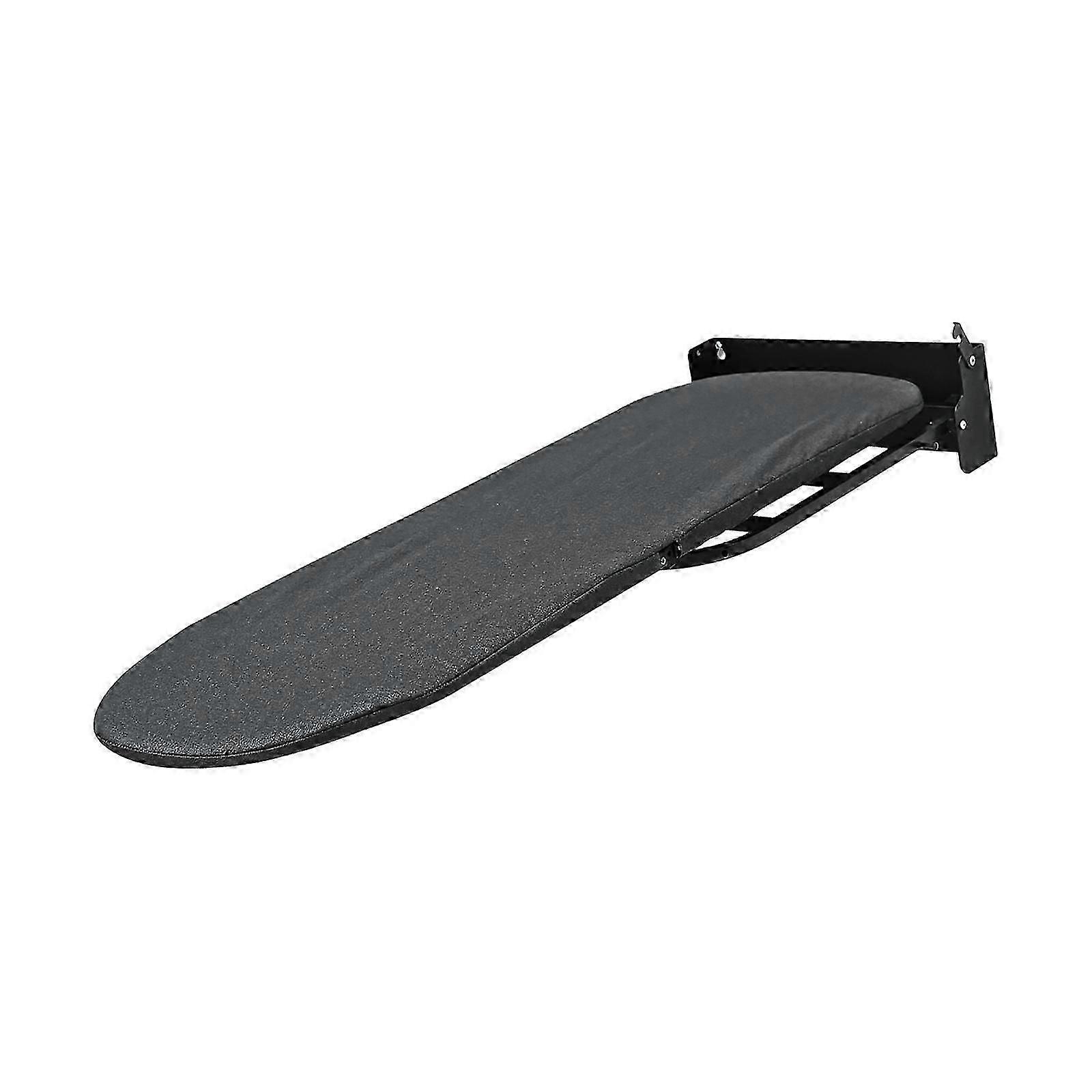 ​Wall Mounted Foldable Ironing Board 180 Degree Rotation Space Saving Design White Gray Compact​