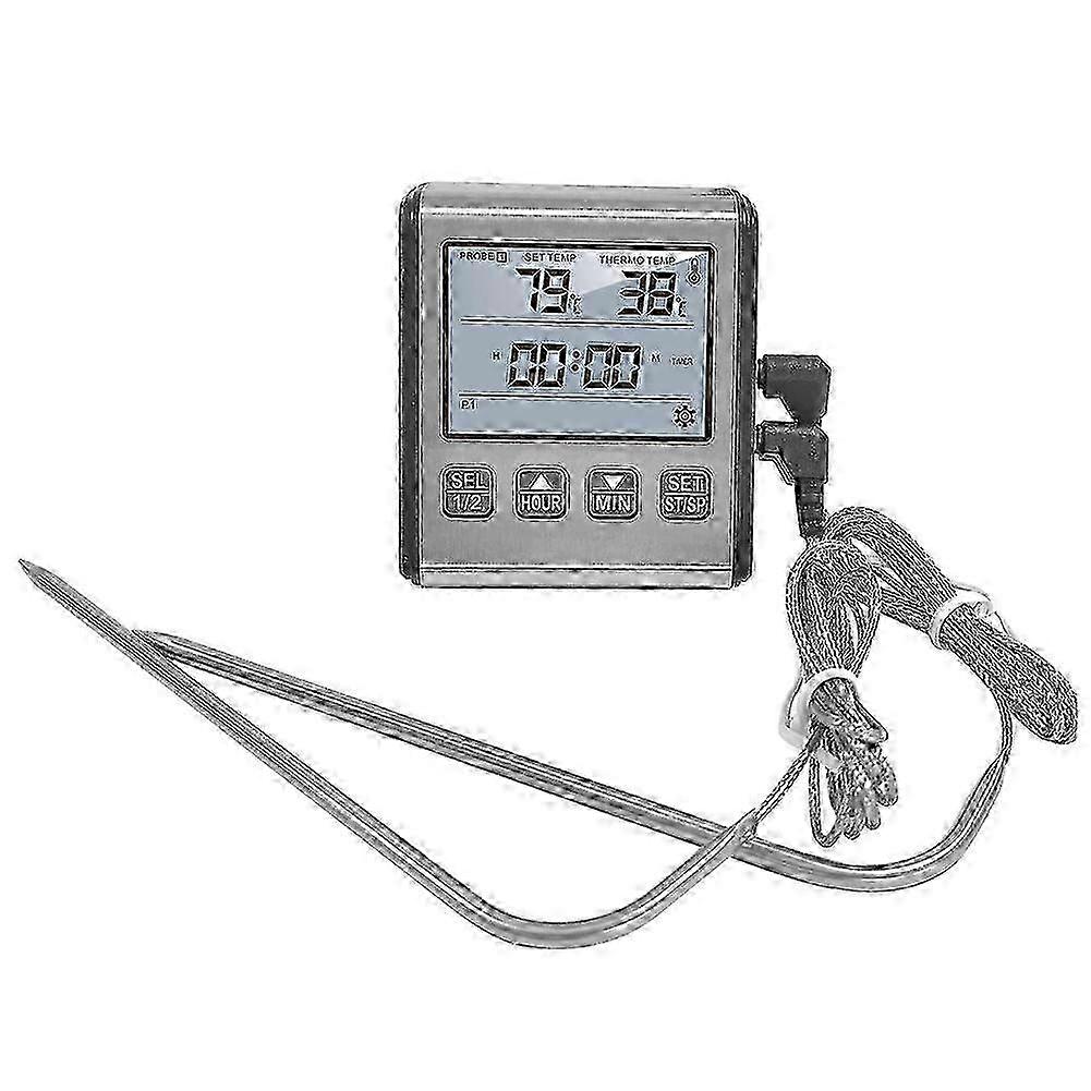 Digital Oven & Smoker Thermometer for Grilling Meat - TP710S BBQ Thermometer with Two Pr
