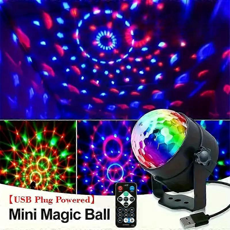 7-Color Wave Projector Light, USB Powered with Remote, Creates Calming Ambient Lighting for Bedroom, Home Theater Ceiling Decor