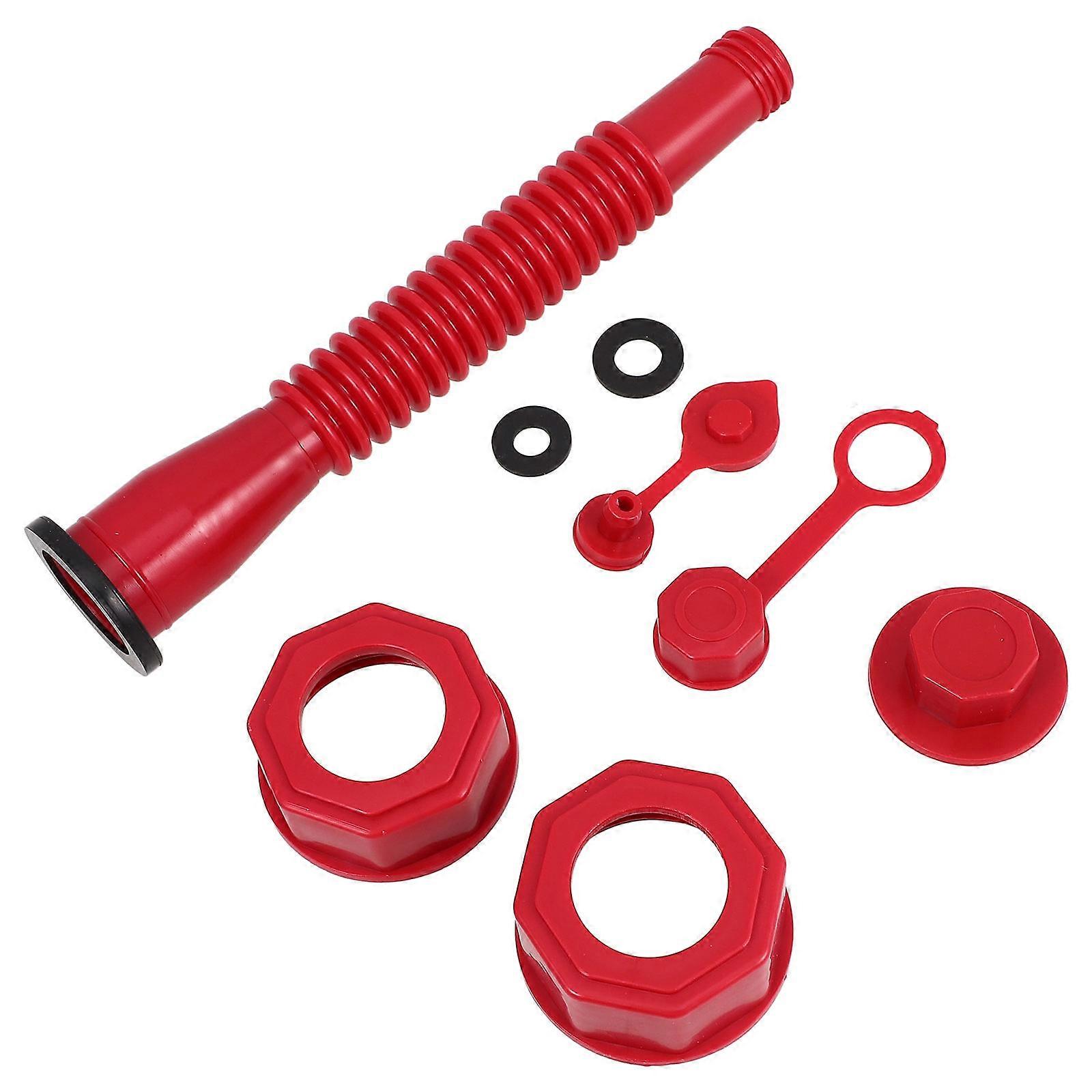 Camping Stove Connection Kit Can Nozzle For Outdoor Activities Compact Shape Red Color 1Set
