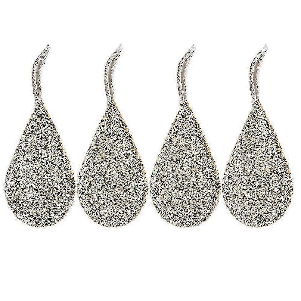 4 Pcs Double-sided Loofah Dish Towel For Kitchen Cleaning