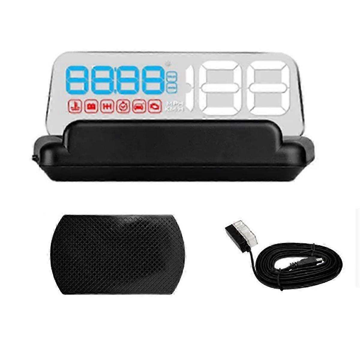 Car OBD HUD Head Up Display Speedometer Windshield Projector Smart Digital Water Temp Voltage Speed Meter