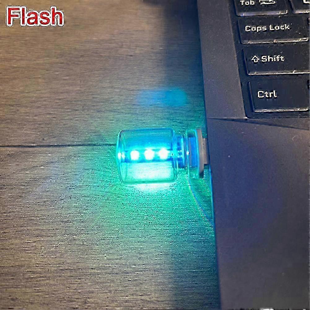 w Night Light LED Filament Lamp Portable Lighting Plug Play USB Atmosphere Lamp