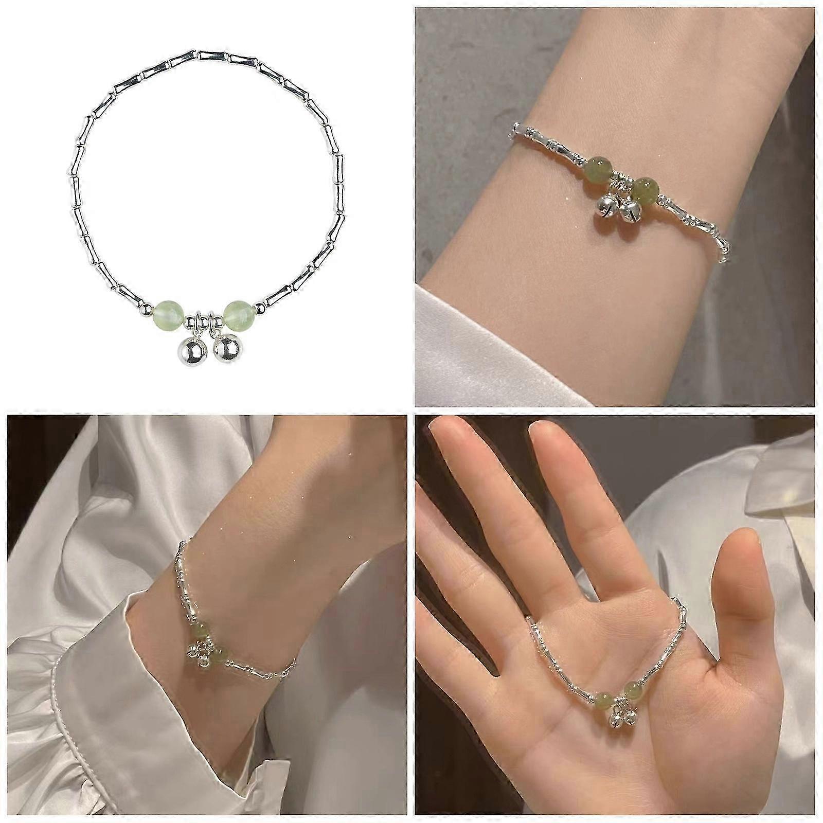 Bamboos Segment Bracelet Featuring Natural Bamboos Designs and Intricate Leaf Engravings for Women Seek Unique Styles