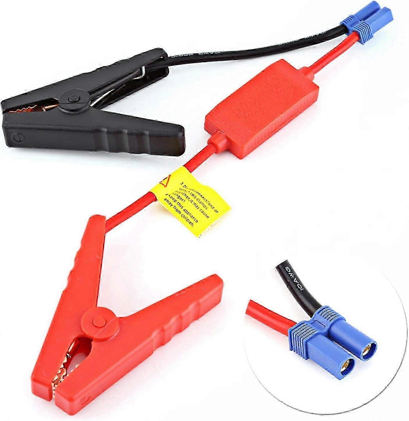 Battery Jump Leads with Alligator Clips for Emergency Vehicle Starting