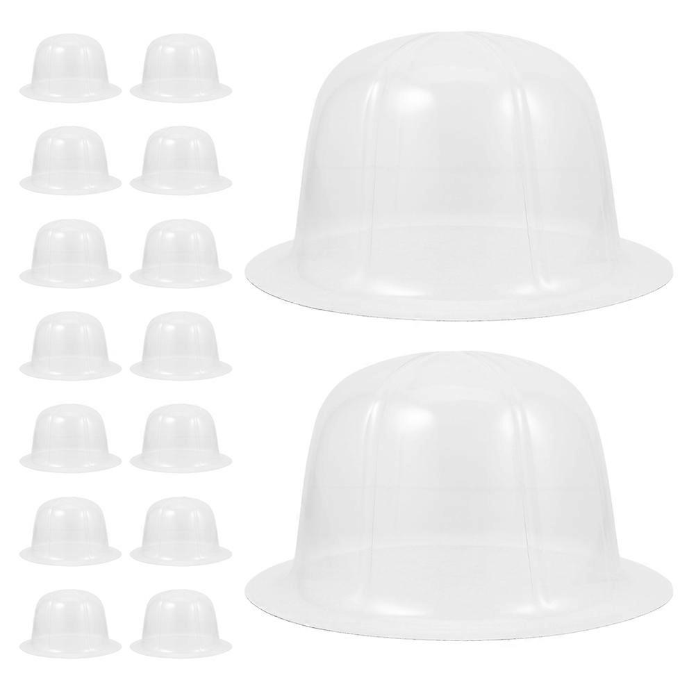Hat Rack Display Plastic Hat Stand Retail Display Transparent Material Stable Positioning 20Pcs