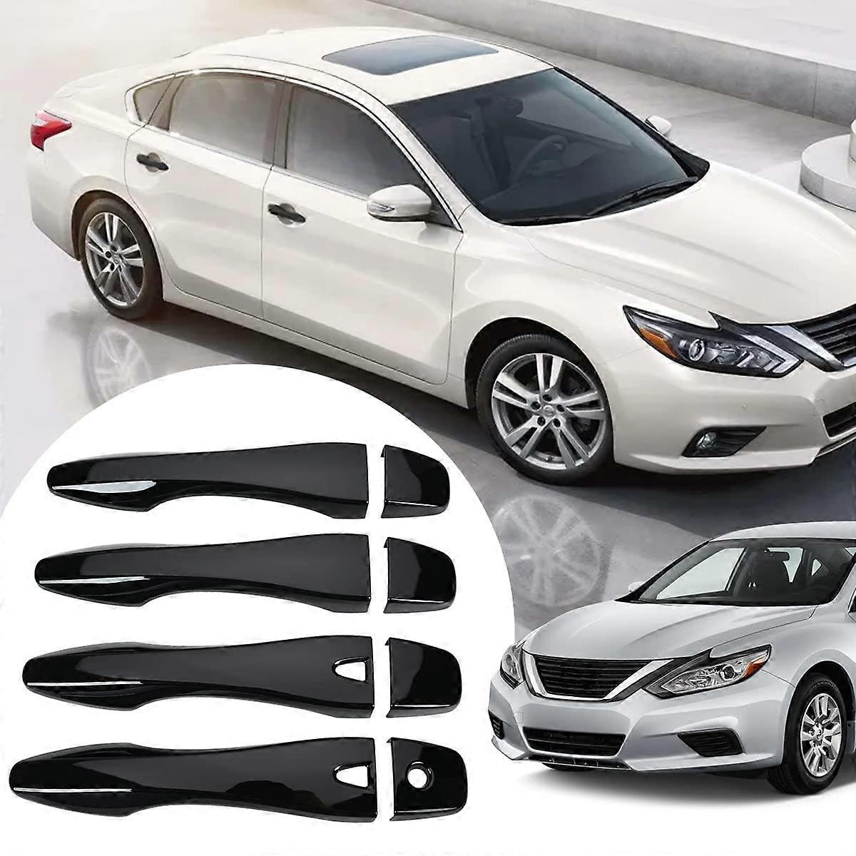 Glossy Black Door Handle Cover with Smart Keyhole ScratchResistant Protector for Nissan Altima 20132018