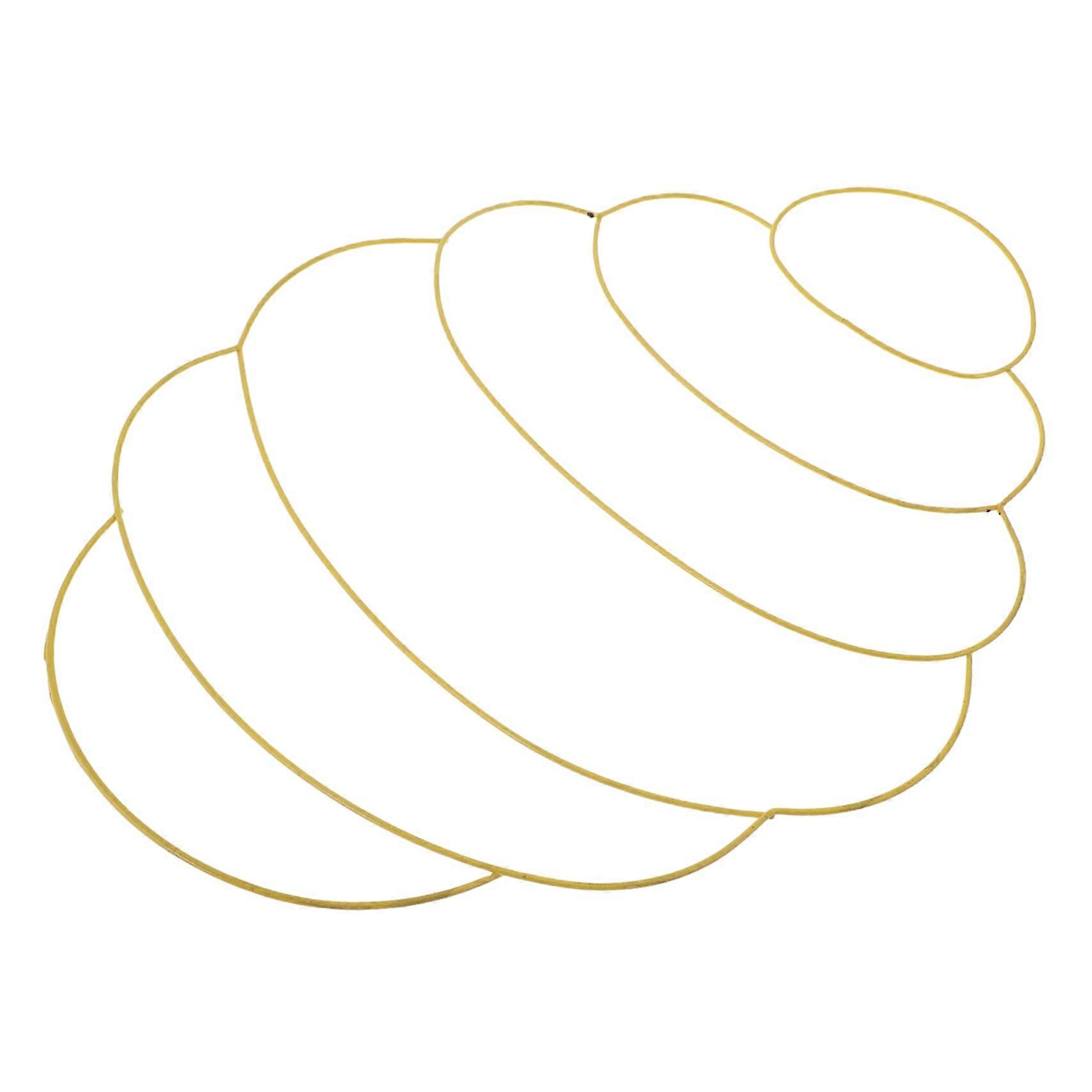 Beehive Wreath Frame 15.7 Inch Durable Metal Form for Spring Easter Front Door and Wall Decor