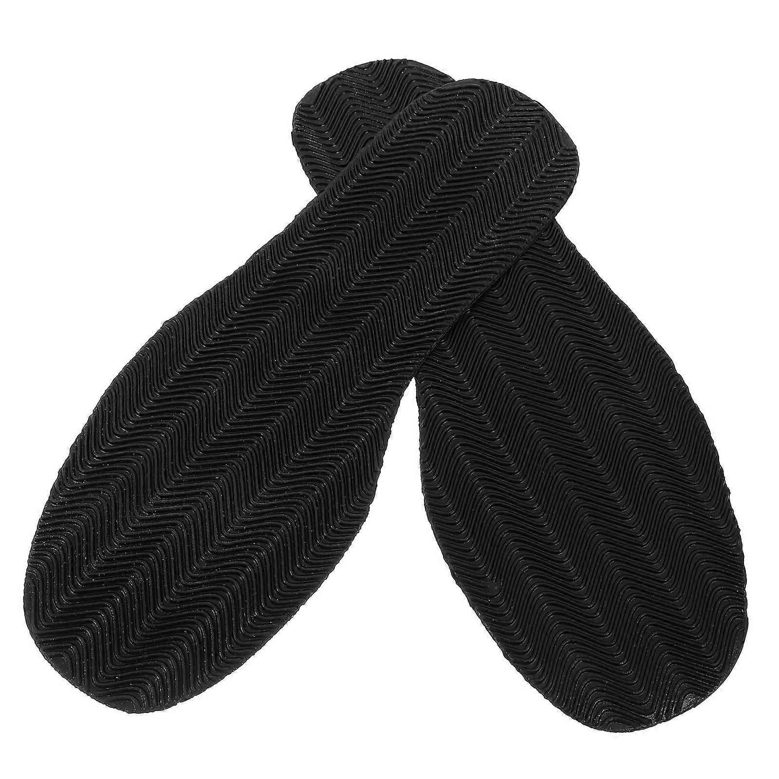 Durable Rubber Shoe Sole Protector for Home Use Black Easy to Apply and Cut as Needed Fits Various Shoes