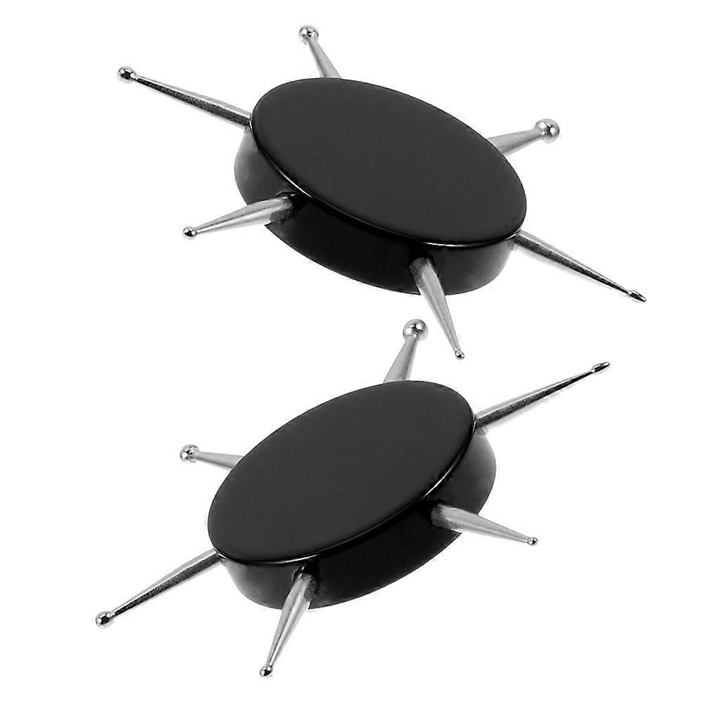 Circular Nail Dotting Tool for Manicure 4Pcs Multi-Functional Black Pen