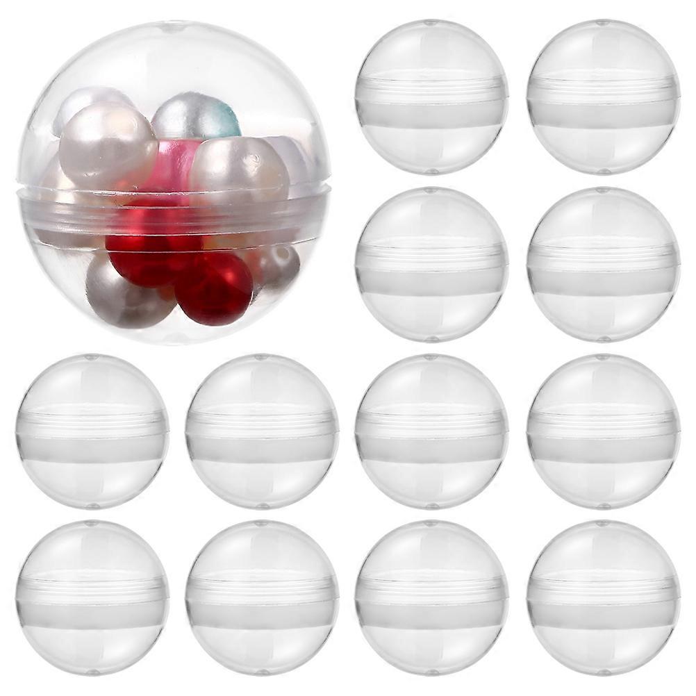 Vending Machine Clear Capsules for Storage Use 100Pcs Transparent Balls