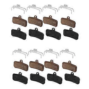 8 paar mountainbike schijfremblokken voor Shimano Saint M810 M820 ZEE M640 H01 semi-metalen MTB hydraulische remblokken