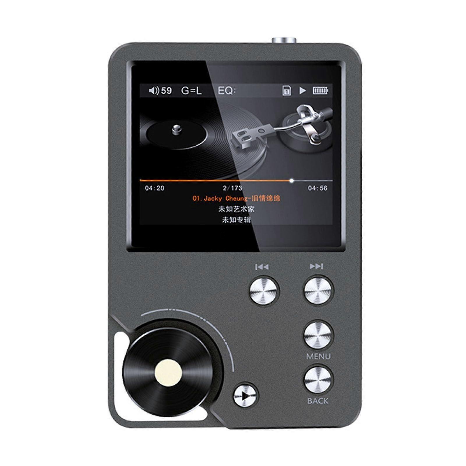 HiFi Music Player DSD256 Decoding 25Hour Playback 64GB Storage Metal Body Color Screen MultiFormat Audio Compatibility