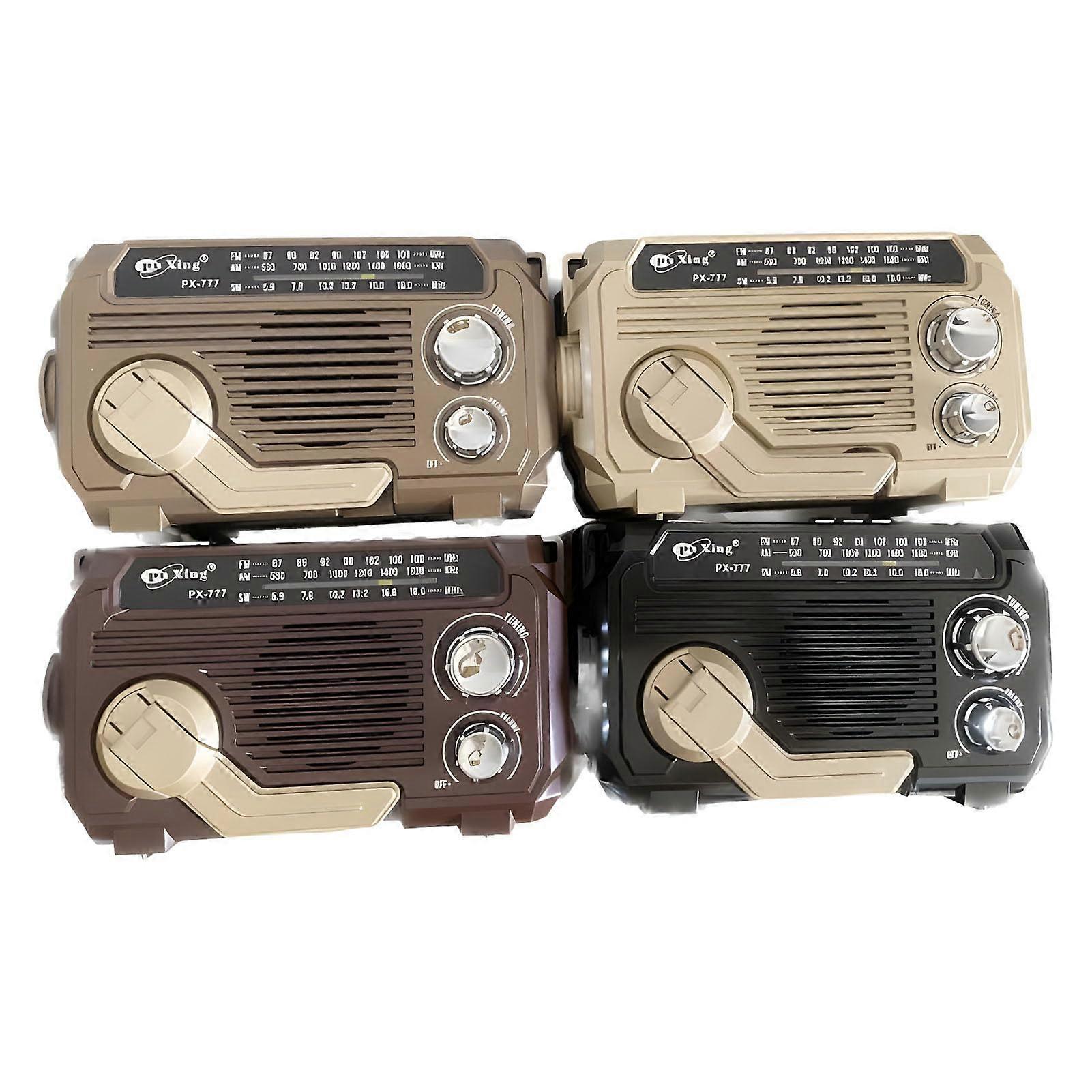 Semiconductor Multi Band Bluetooth Card With Solar Panel MP3 Player Hand Cranked Volume Radio