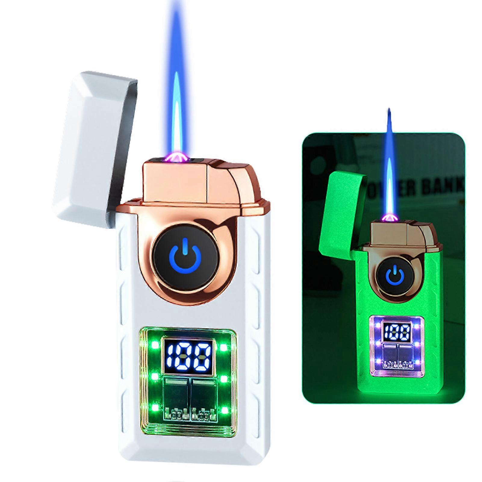 Windproof Double Flames Lighter Multipurpose Portable Metal Lighter Great Present Idea for Dad