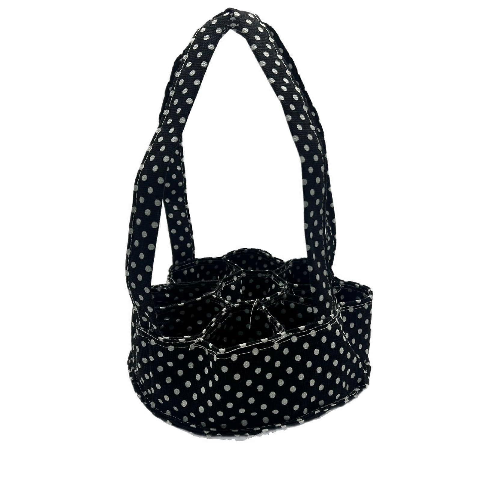 Farmhouse Egg Collecting Basket with Canvas Storage Bag for Safer Egg Handling