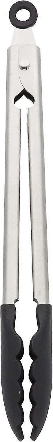 Stainless Steel Serving Tongs with Scalloped Edge for Precise Food Handling and Ergonomic Comfort Grip