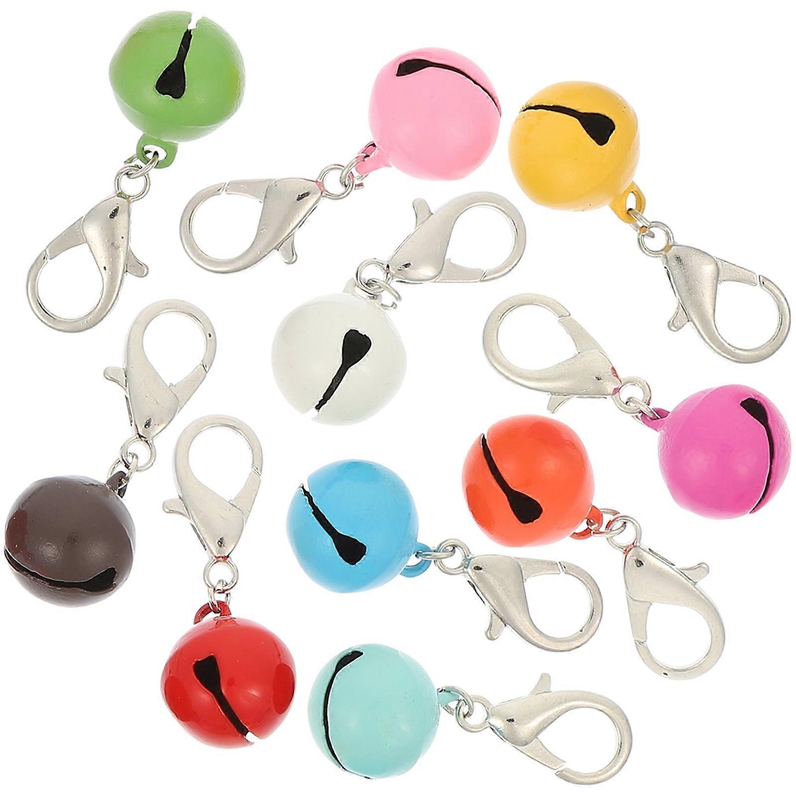 Pet Collar Bell Metal Multi-function Bells Cat Accessories Refined Decorate 10 Pcs