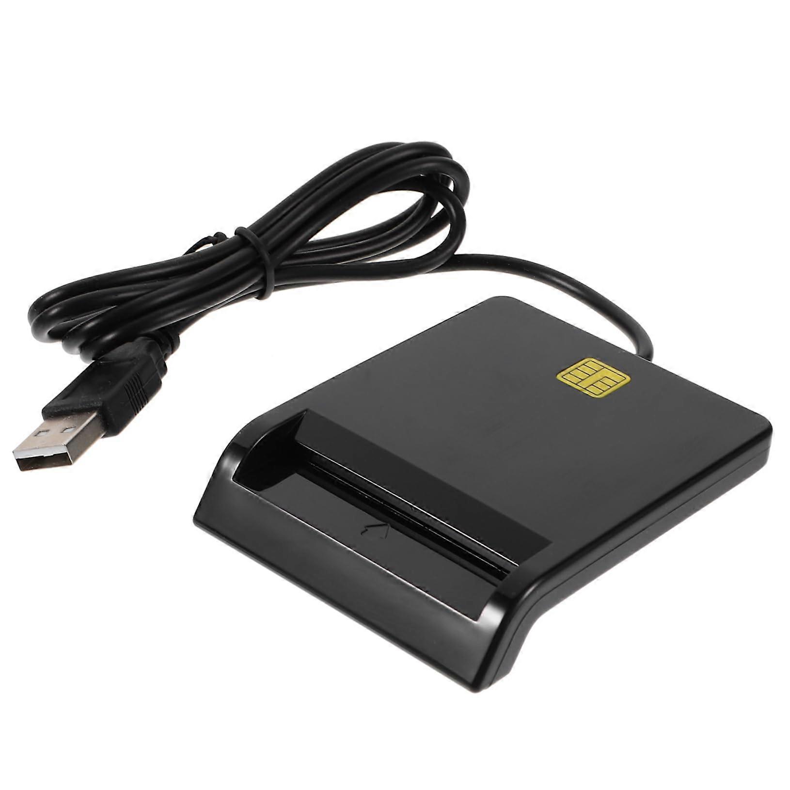 USB Smart Card Reader Speed Data Transfer for Windows and Mac with Wide Card Compatibility