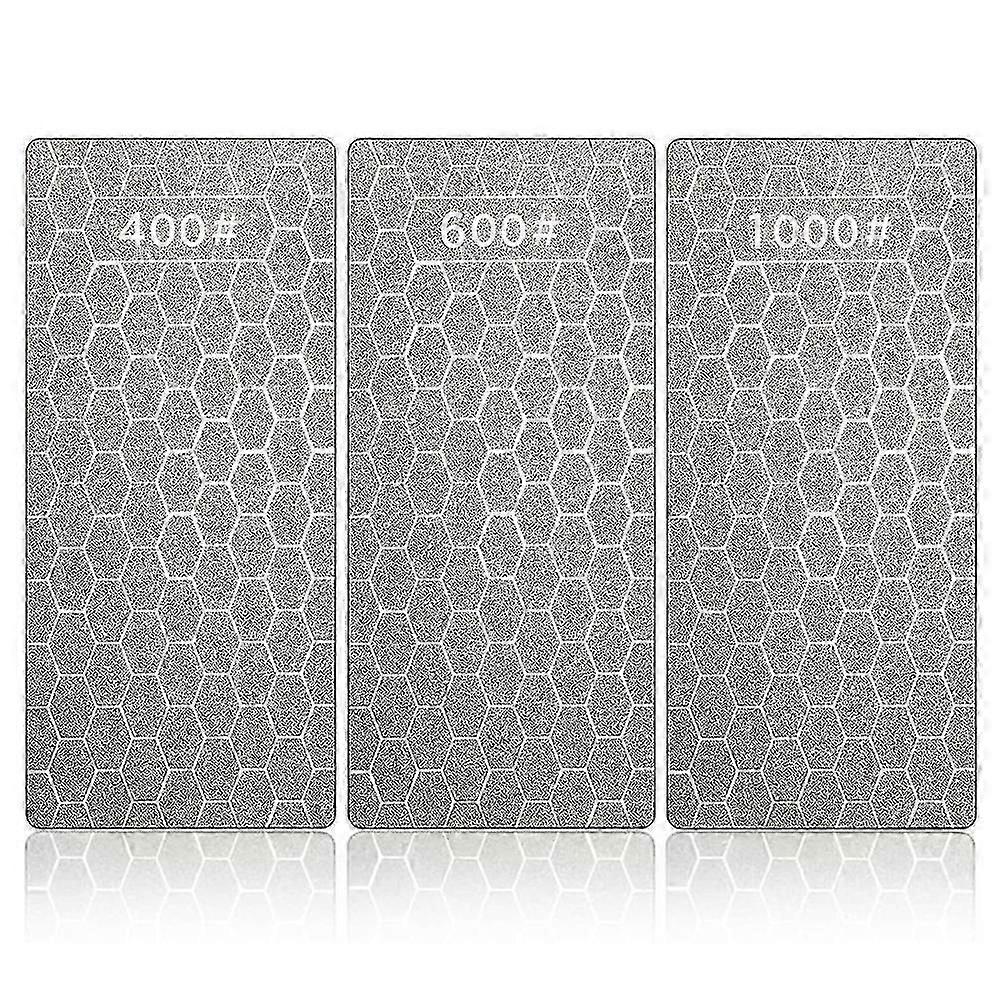 3Pcs Diamond Sharpening Stone Set(400 , 600 , 1000 )