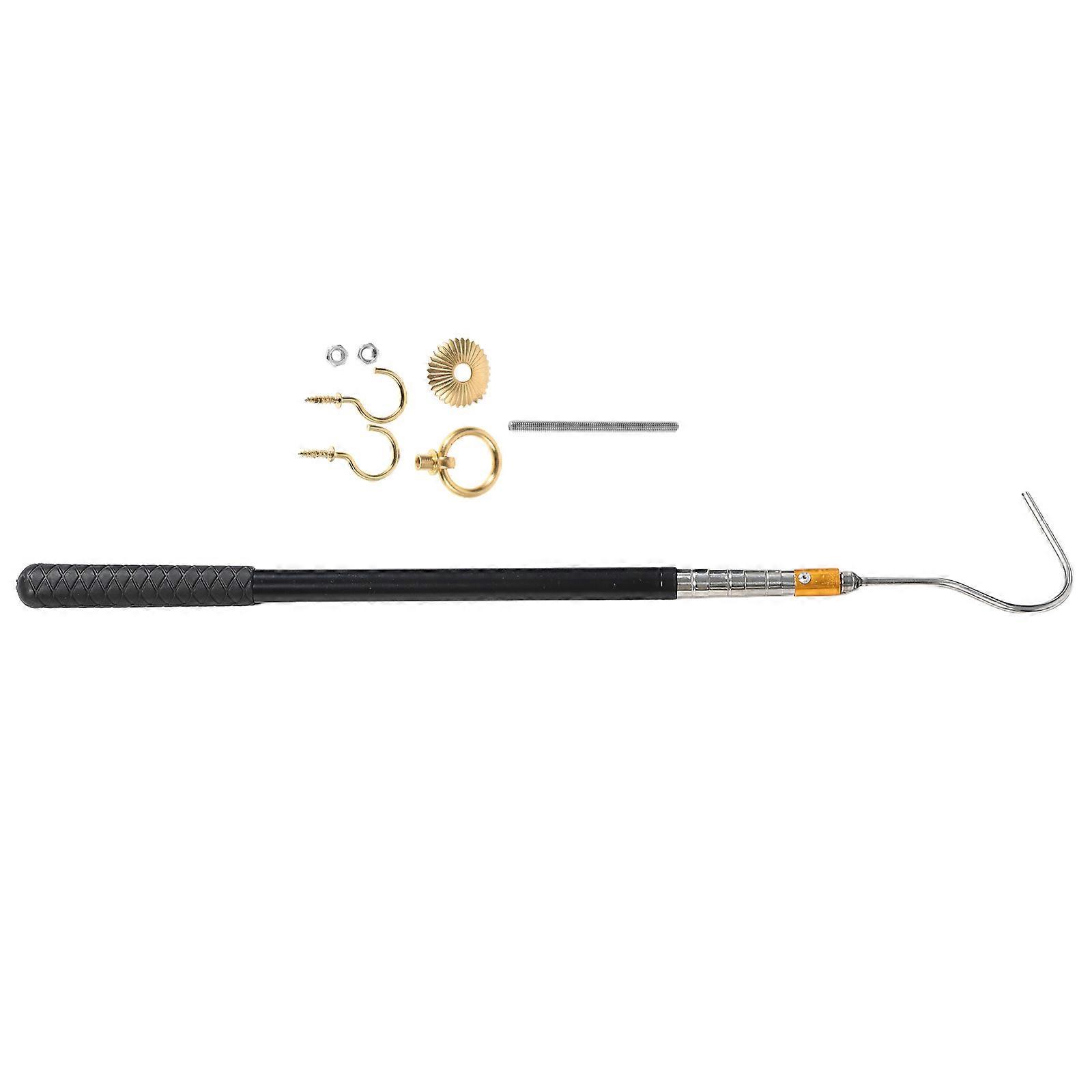 Attic Ladder Pull Down System Kit for Reliable Operation 1Set Rod