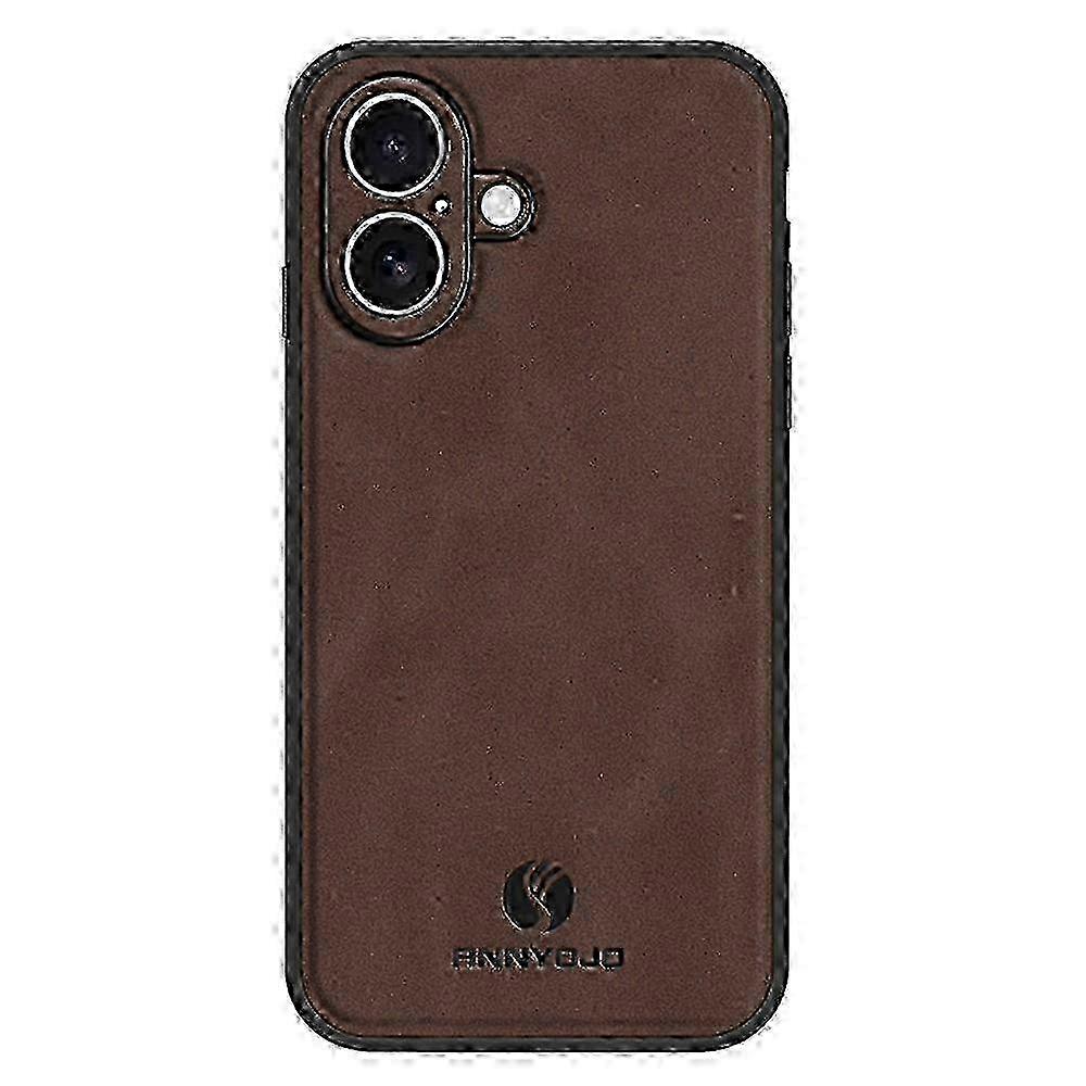 Capa ANNYOJO compatível com iPhone 17: Couro PU + PC + TPU, resistente a quedas.