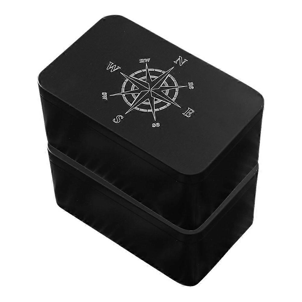 2pcs Tarot Card Storage Box Portable Container for Cards Iron Trinket Box Multipurpose Playing Card Case