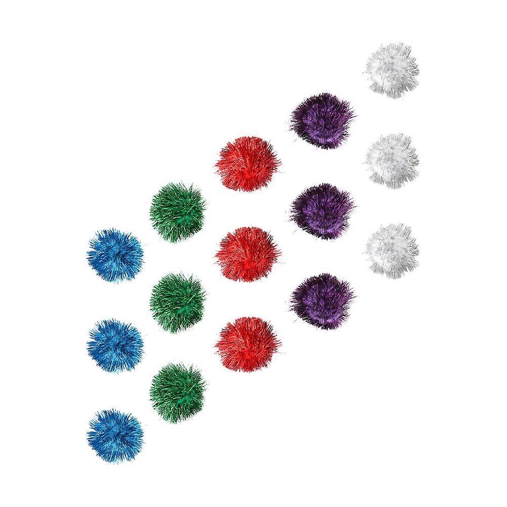 Sparkle Ball Cat Toy for Practical Use with 15Pcs Assorted Set