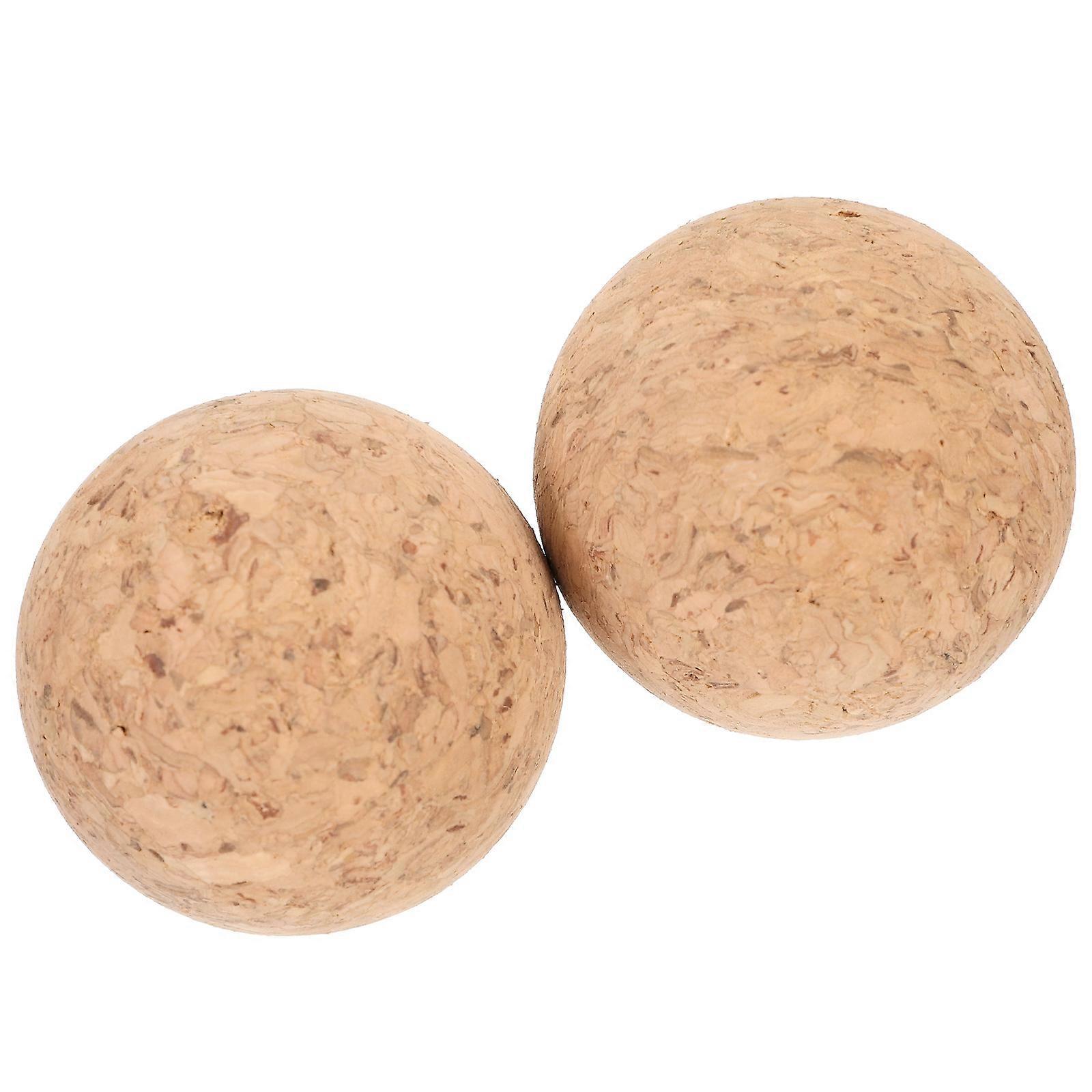 Creative Ball Corks 2Pcs Yellow Eco-friendly Stoppers Perfect For Important Occasions Featuring Simple Design