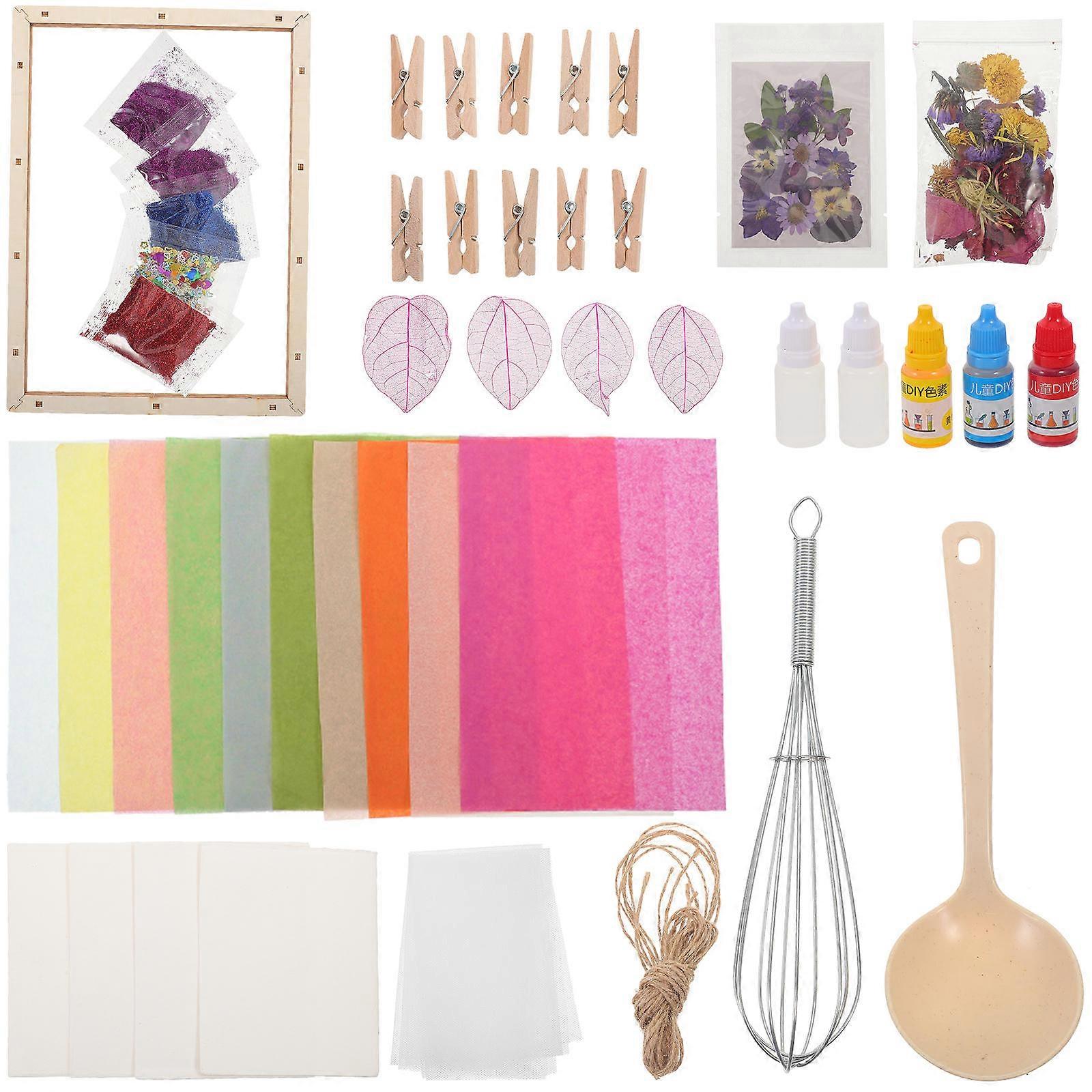 DIY Paper Making Kit Children Educational Toys for Creative Learning 1Set