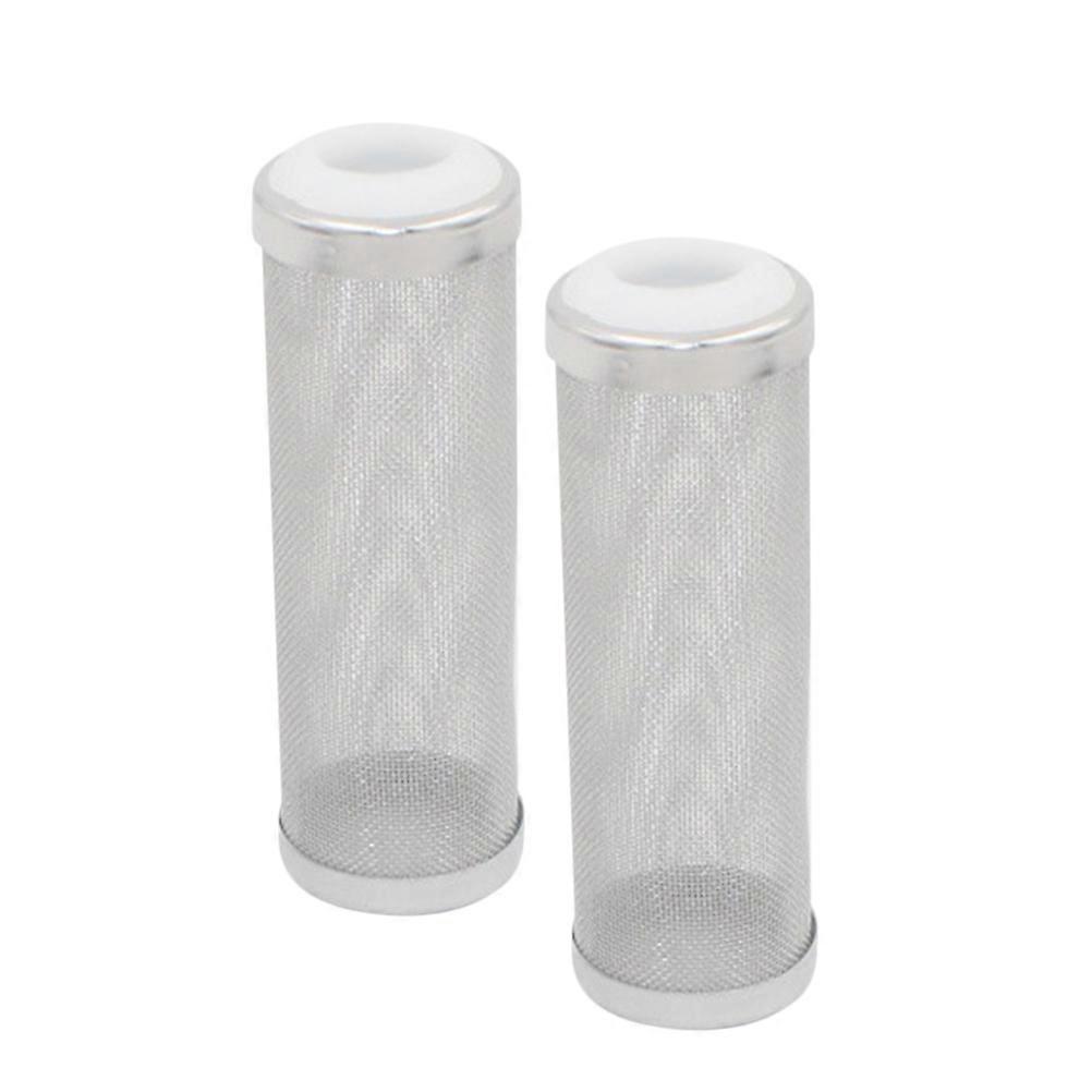 Filter Mesh Inlet Case Stainless Steel Filters Inlet Protector Use 2Pcs