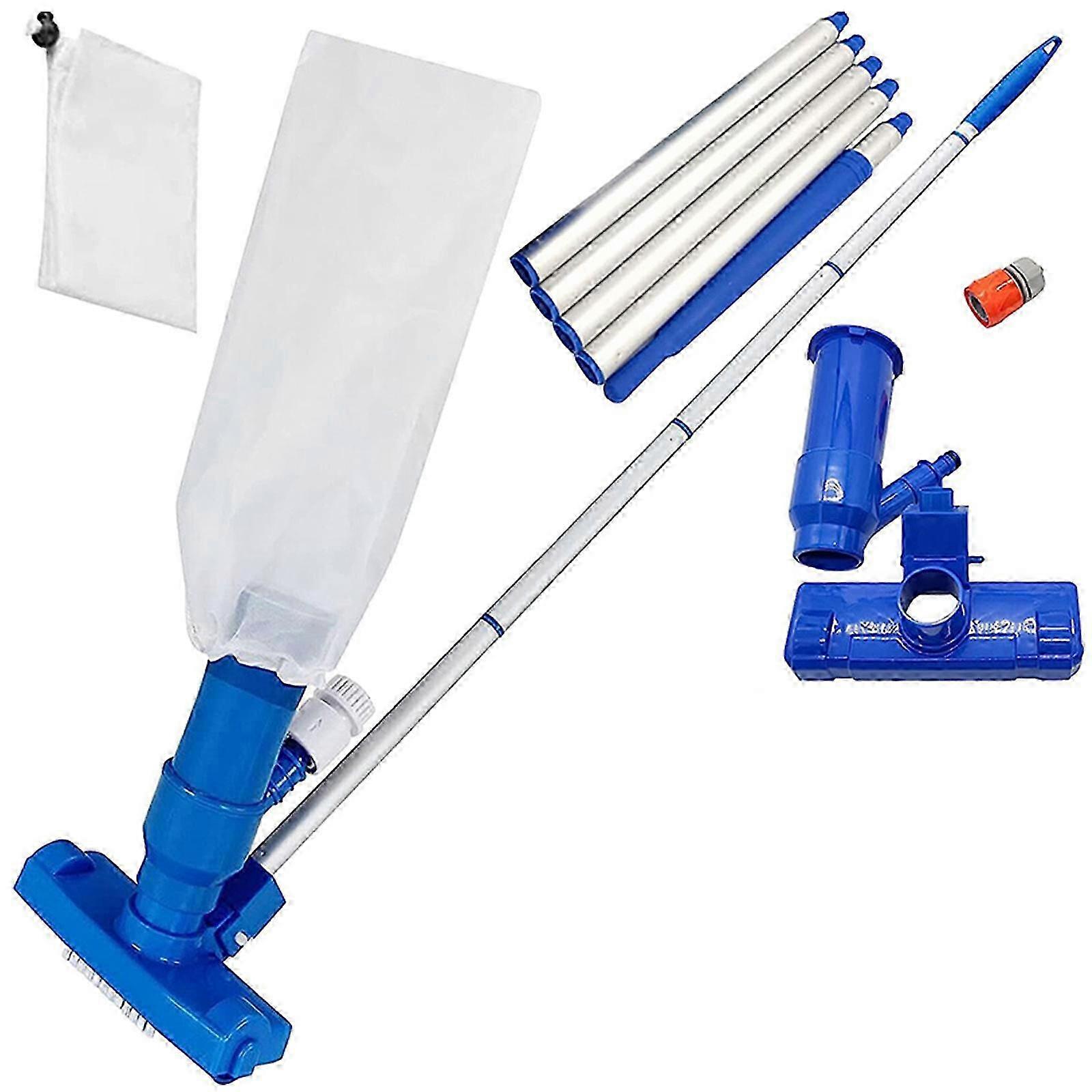 Compact and Portable Pool Vacuum Cleaner with Telescopic Pole 2025