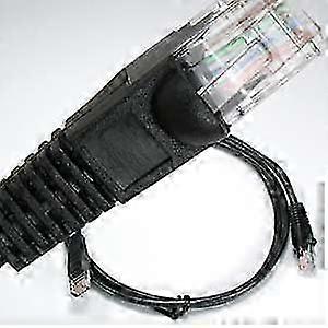 4 pcs 12Ft Cat.6 Molded Snagless Patch Cable Black 26-27s