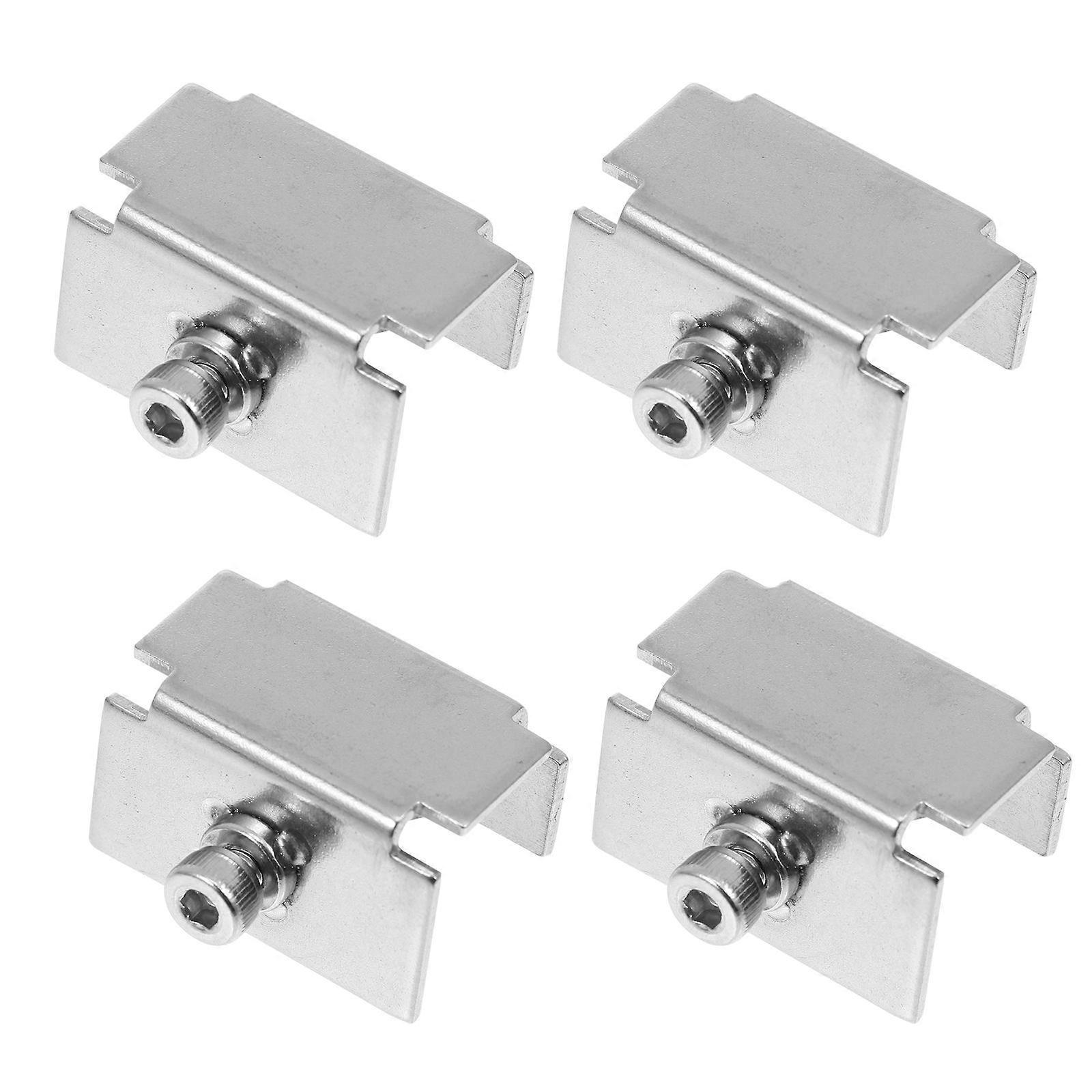 Printer Bed Clamps for 3D Printer Durable Glass Bed Fixator 12Pcs Silver