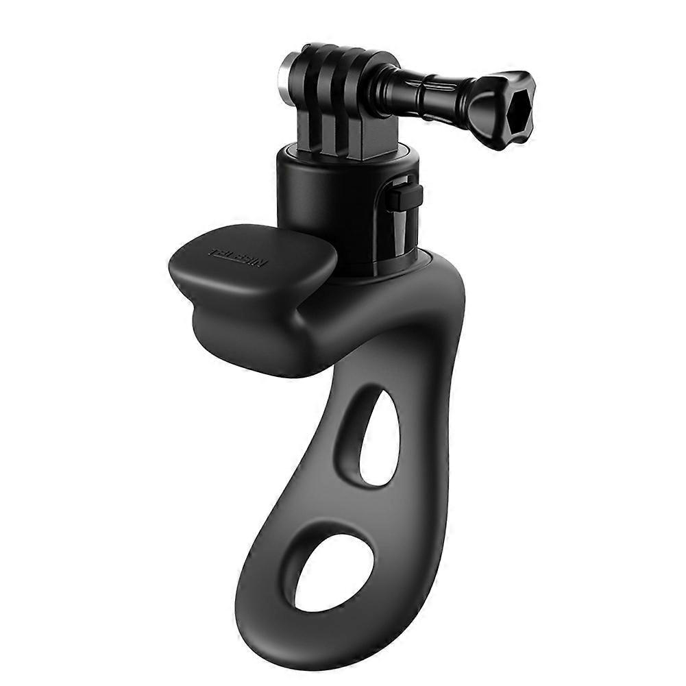 Action Camera Mount Silicone Adjustable Mini Flexible Bracket for Action Camera Accessories Black
