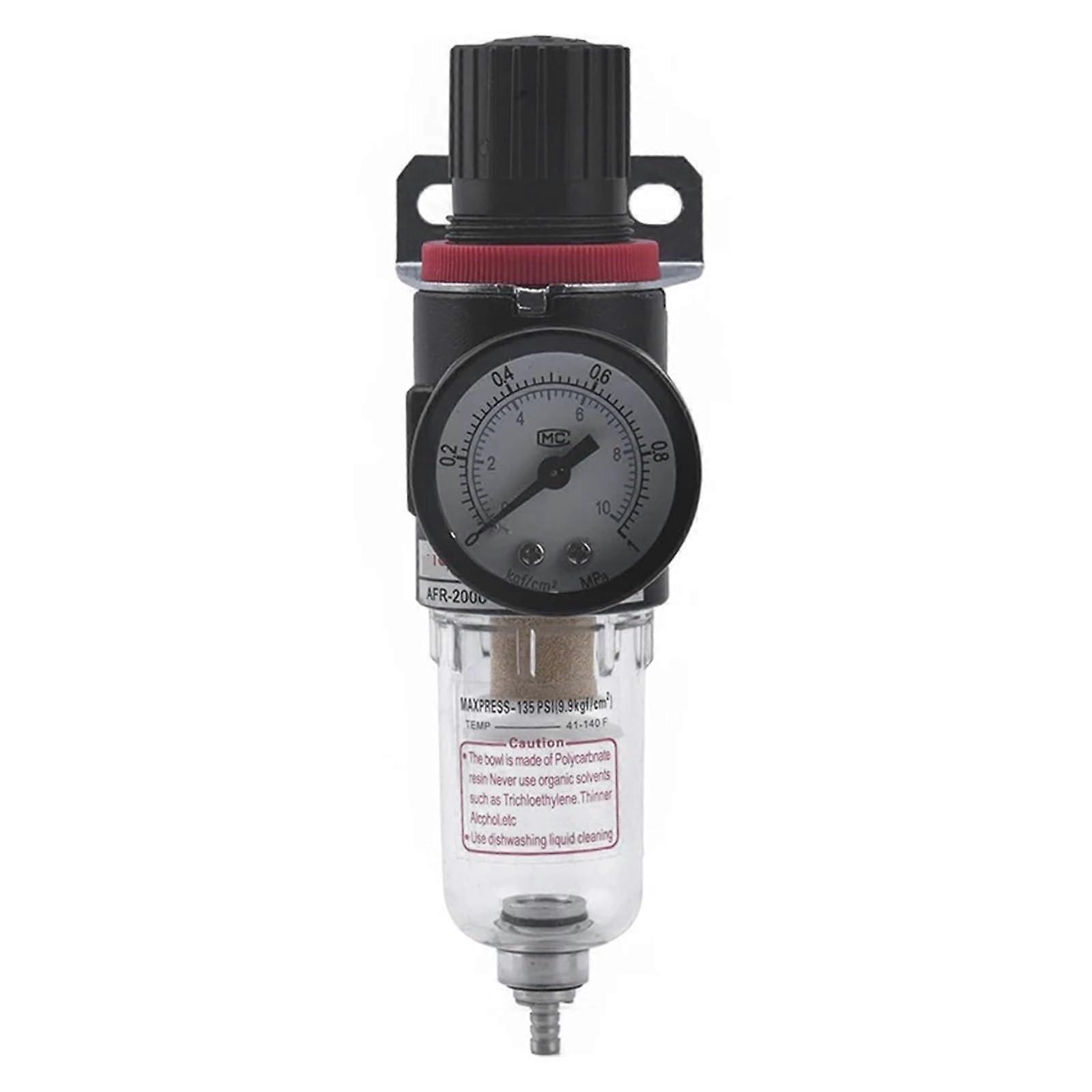 AFR2000 Pneumatic Air Filter Regulator with Gauge for Precise Pressure Control PC10MM