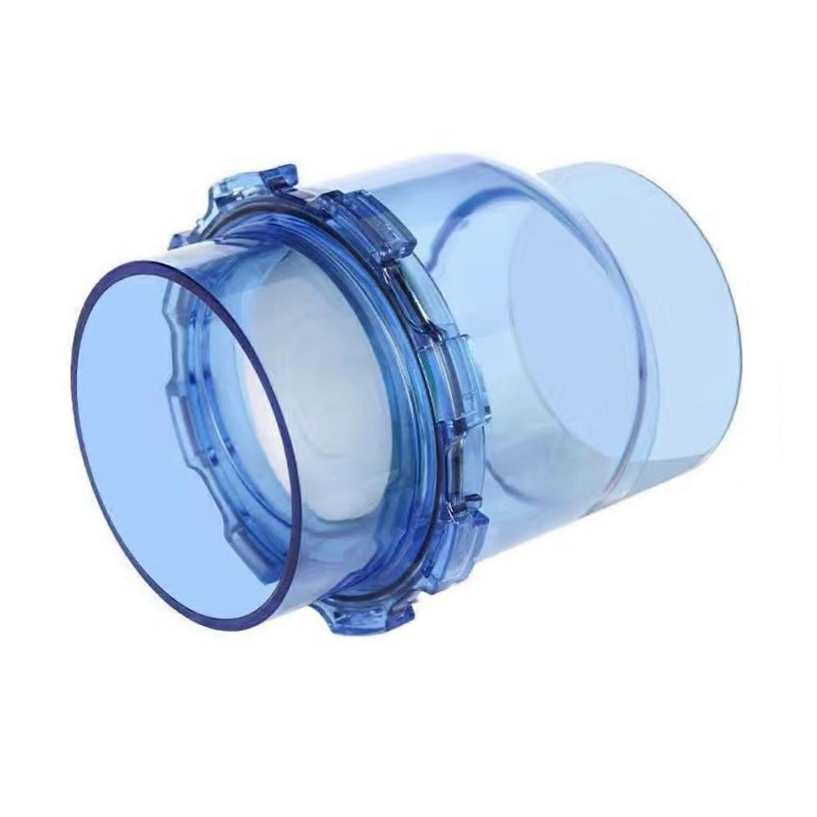 Clear PVC Check Gate Valve 5cm 11cm Dual Diameter Oxidation Resistant for Wastewater