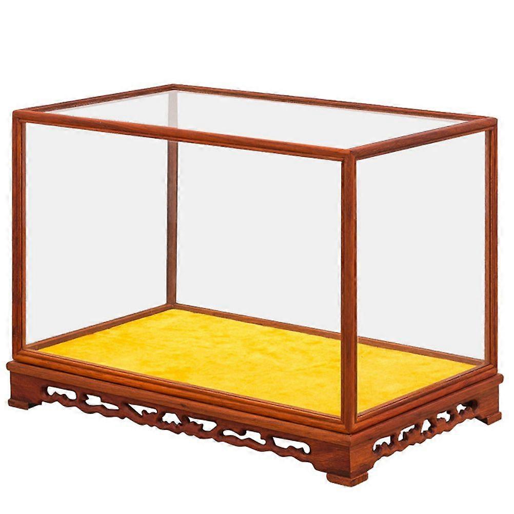 Collectibles Display Case Protection Showcase Countertop Display Box Rectangle Storage Box
