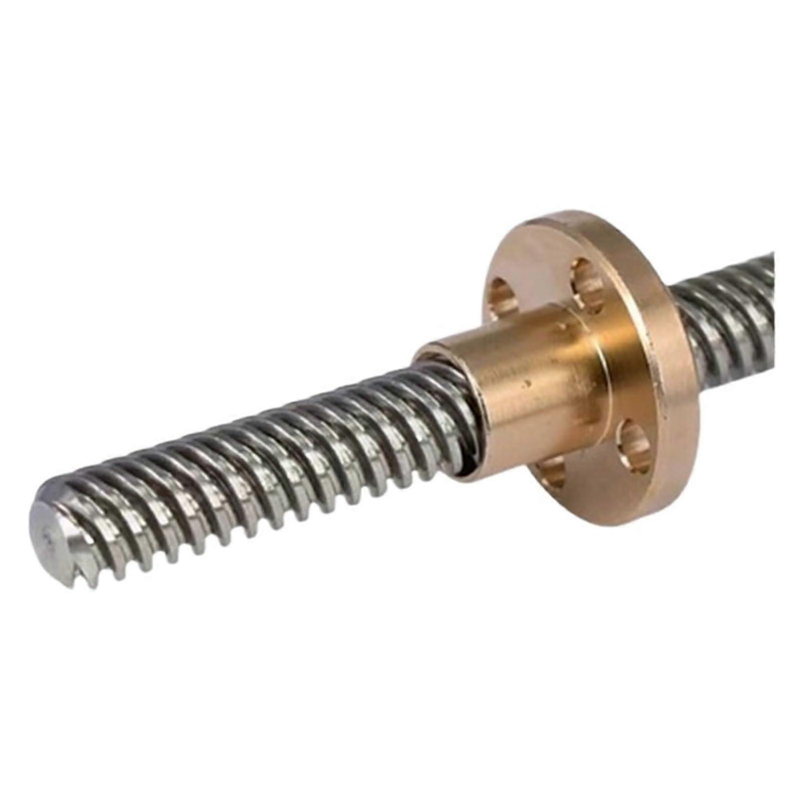 T8 Lead Screw with Nut 900mm Trapezoidal Thread Low Torque Smooth Operation Long Life