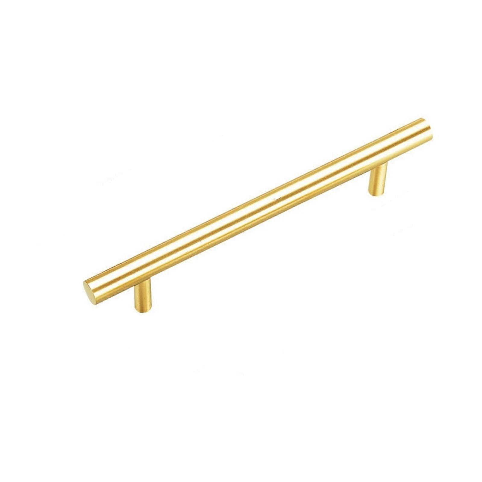 Solid Brass Cabinet Handle Nordic Minimalist Design Copper Finish Single Hole Drawer Pull