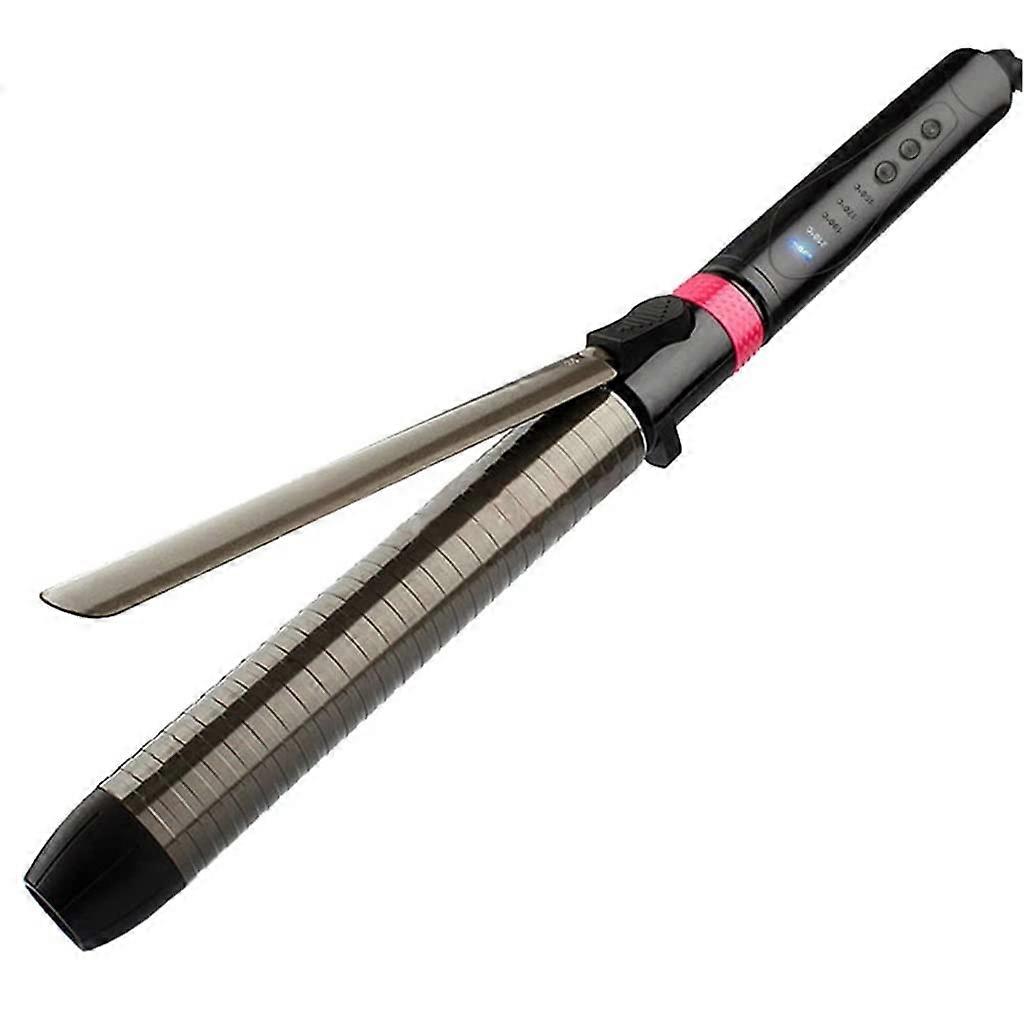 Titanium Barrel Curling Iron 28mm with Tourmaline Ceramic, Precise Temperature Control and AntiScalding Tip