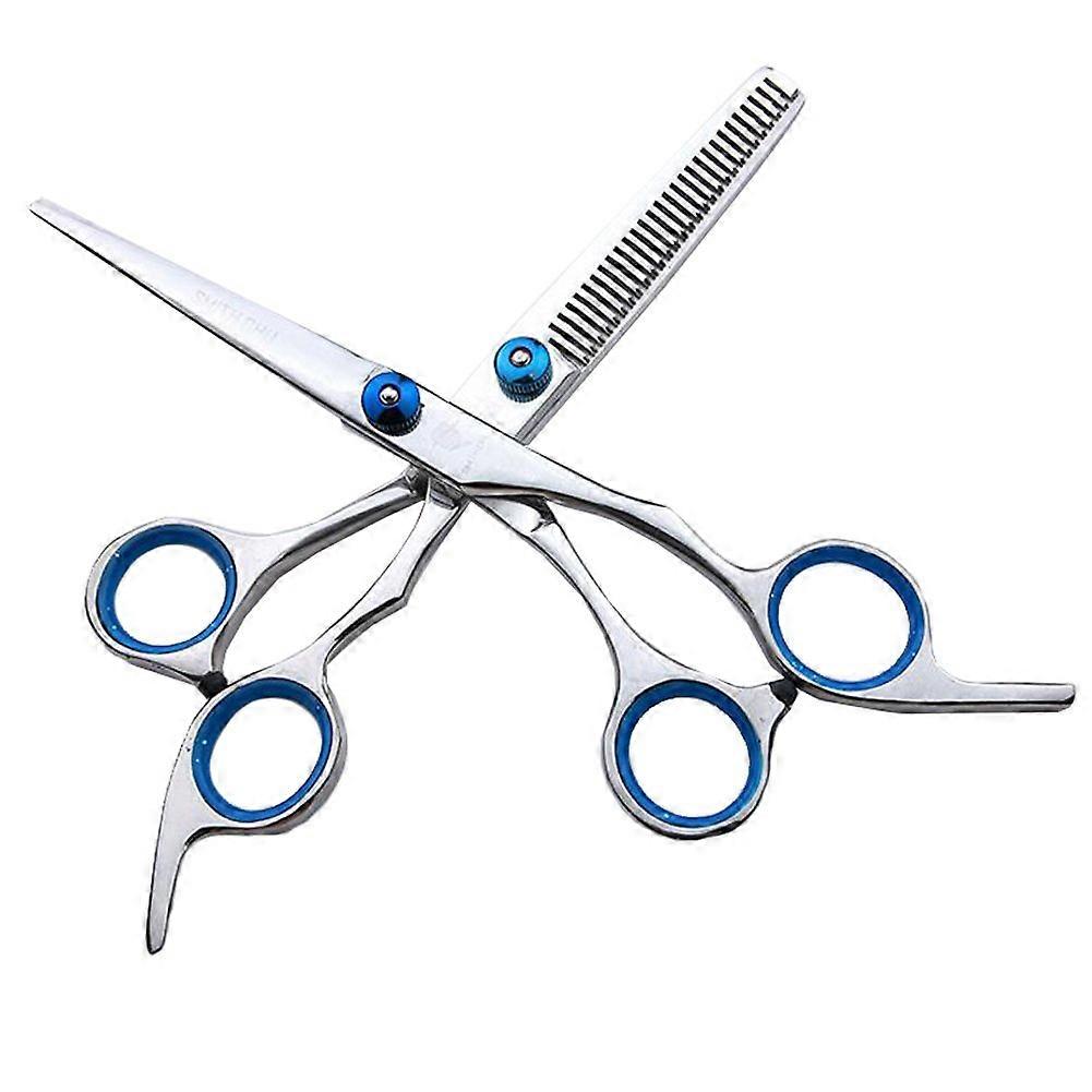 Tesoura de corte de cabelo profissional em aço inoxidável, 15 cm (6 polegadas), com cabo ergonômico. Ref: 3387