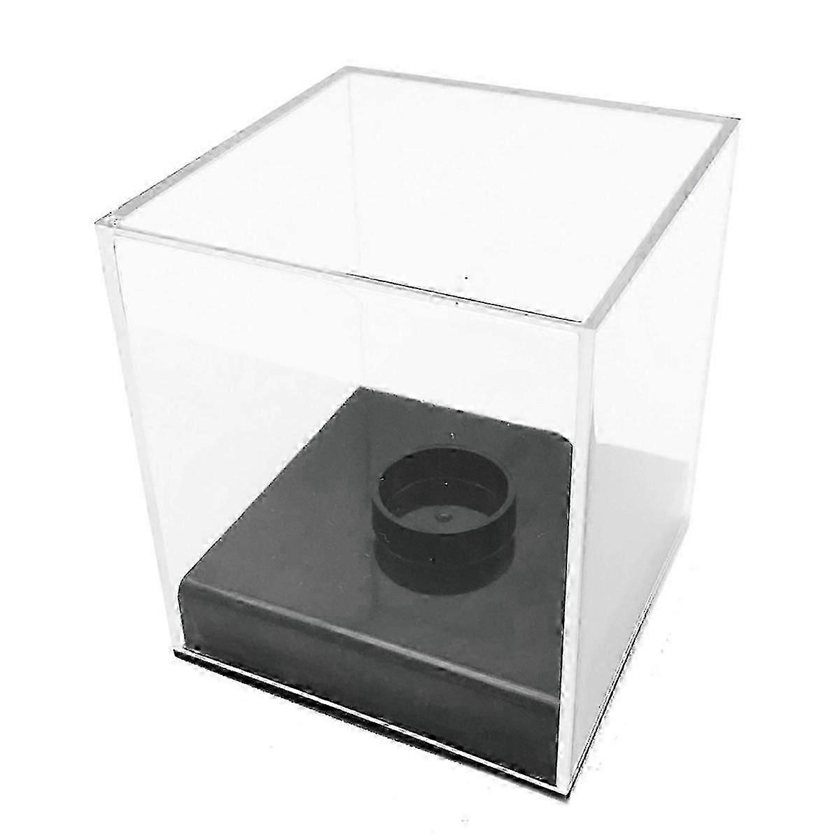 Baseball Display Case,Acrylic UV Protected Acrylic Baseball Display Square for Autographed Baseball bs