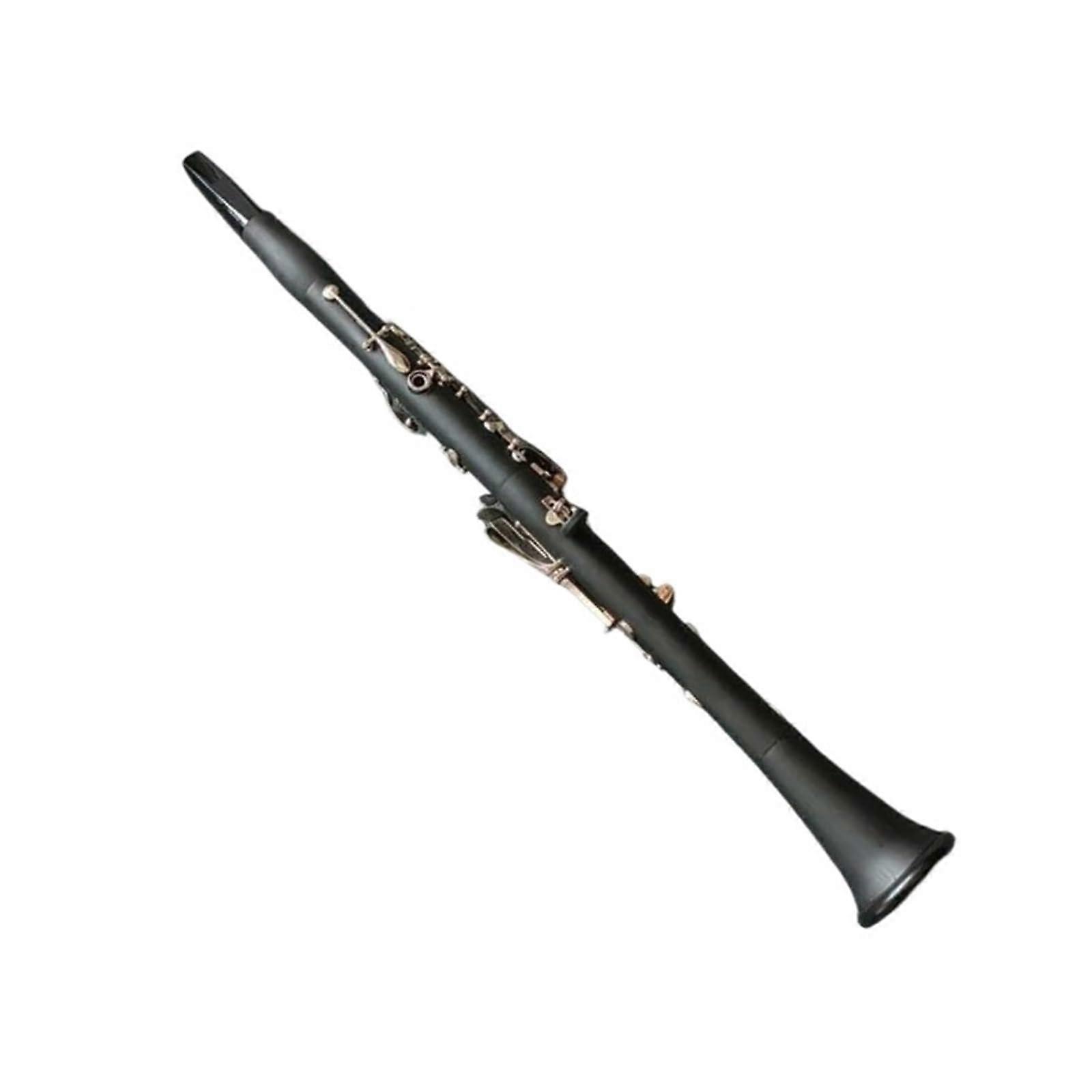 17 Key B Flat Beginner Clarinet Bakelite Body with Silver Plated Keys for Students