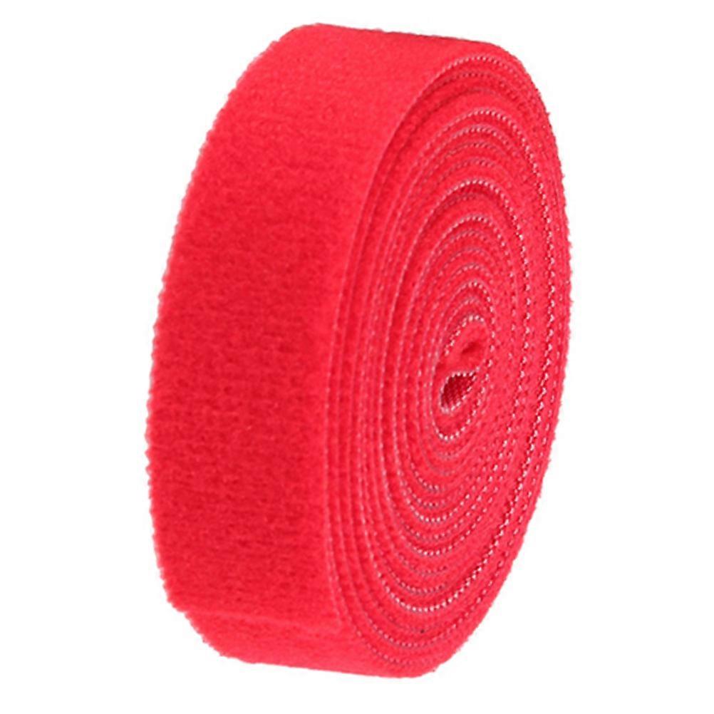 Cable Ties Hook and Loop Adhesive for Cable Tying 3Pcs Red Wire Organizer